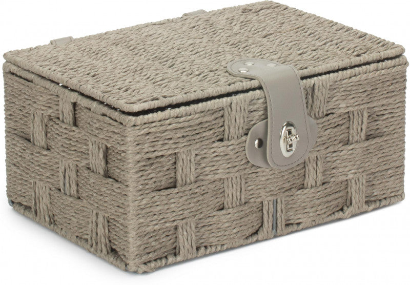 Grey Rope Hamper - 12 inch