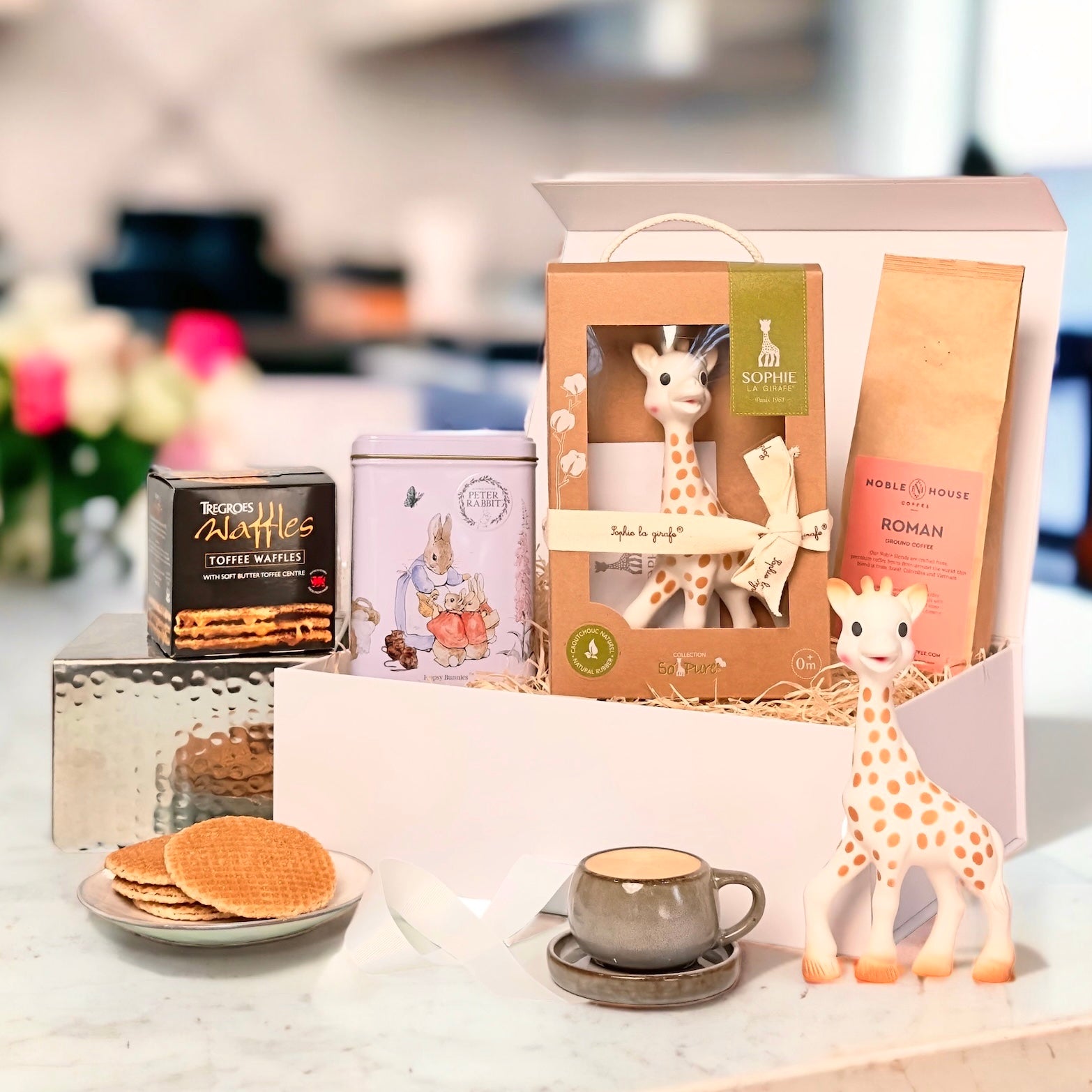 Iconic Sophie the Giraffe and Treats New Baby & Parent Hamper