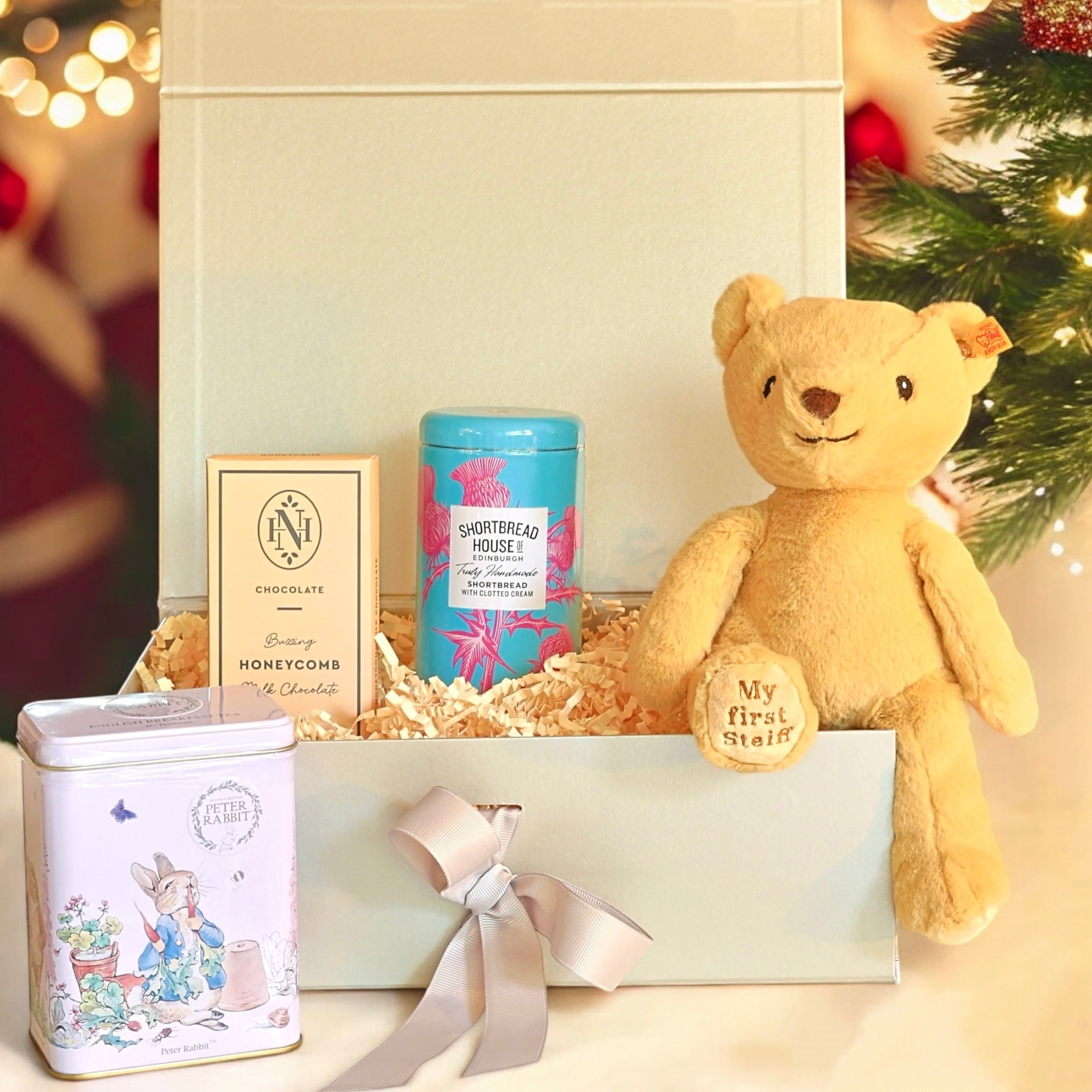 First Steiff Teddy & Treats Hamper