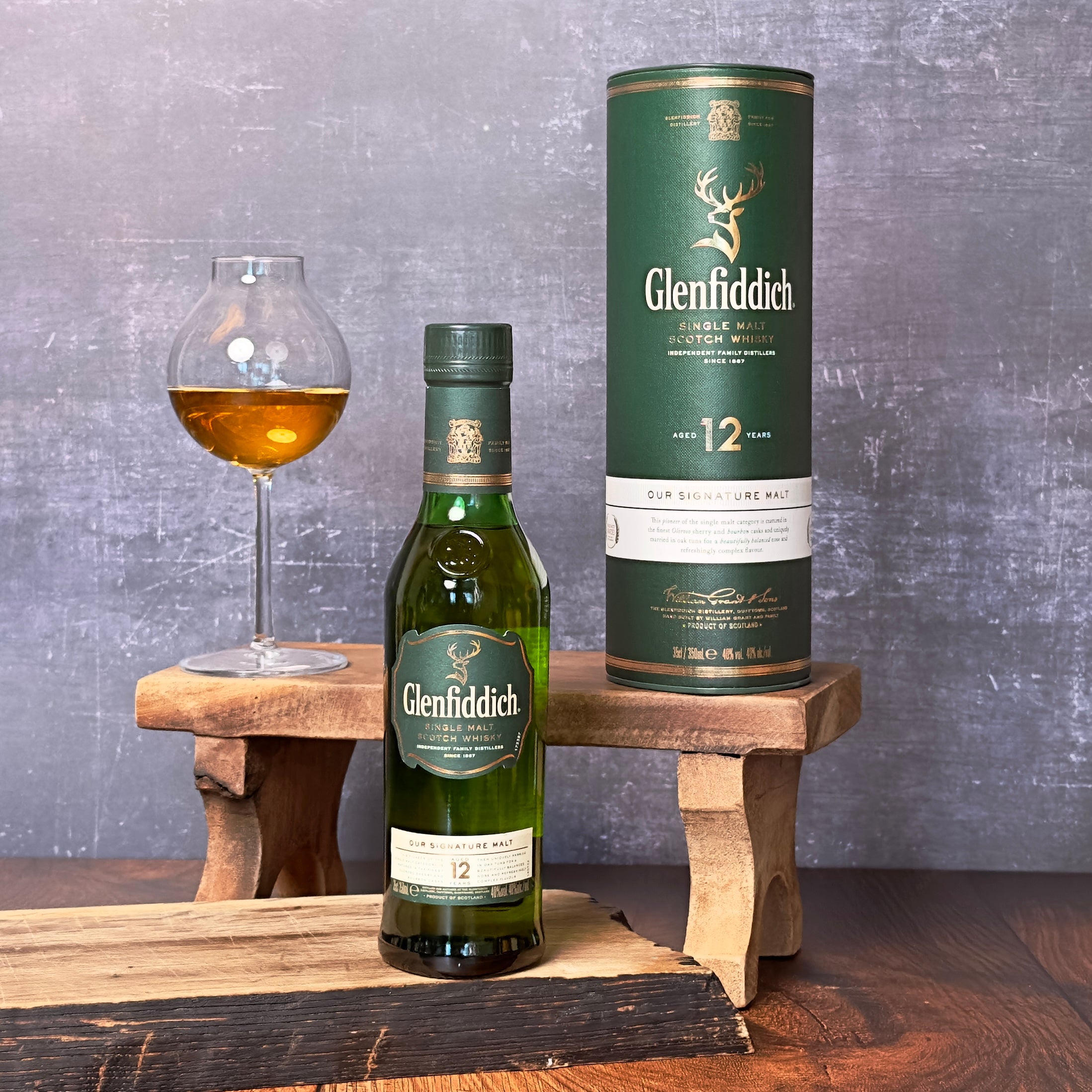 Glenfiddich 12 Year Old Single Malt Scotch Whisky 35cl