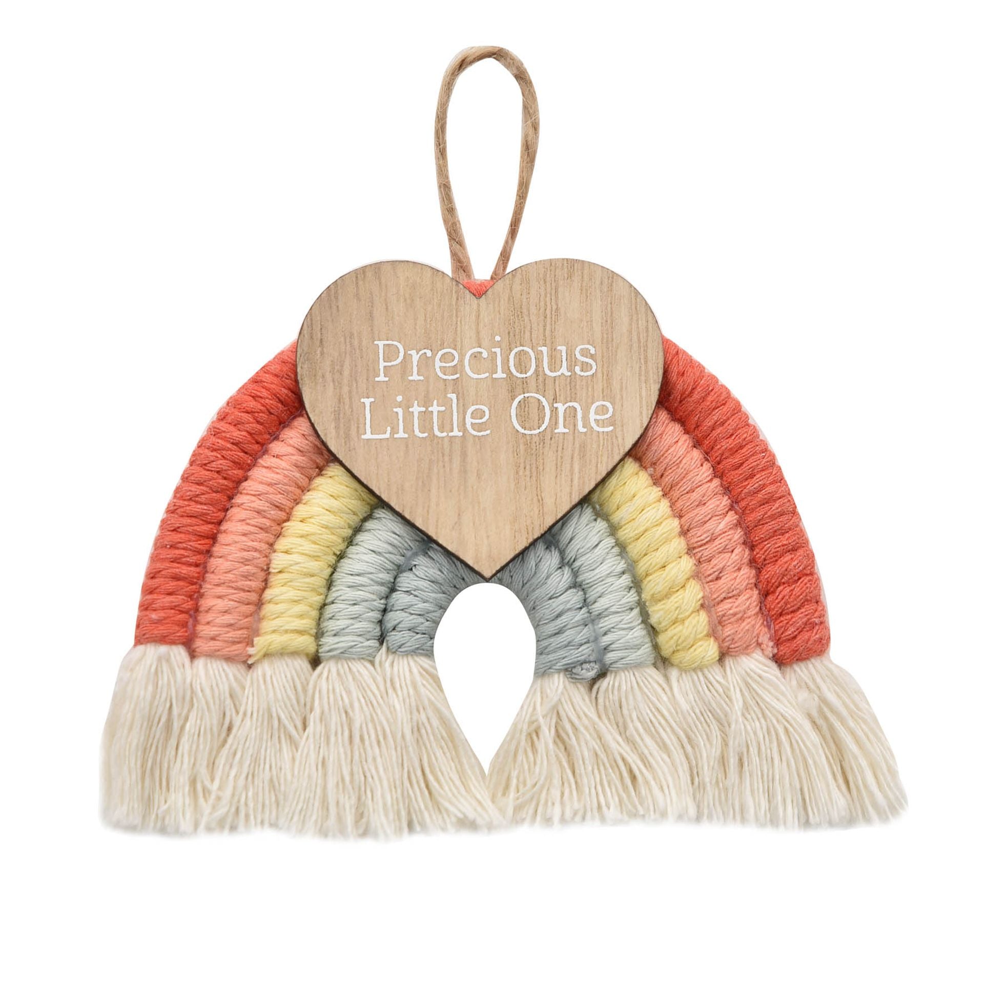 Petit Cheri Macrame Rainbow Hanger "Precious Little One"
