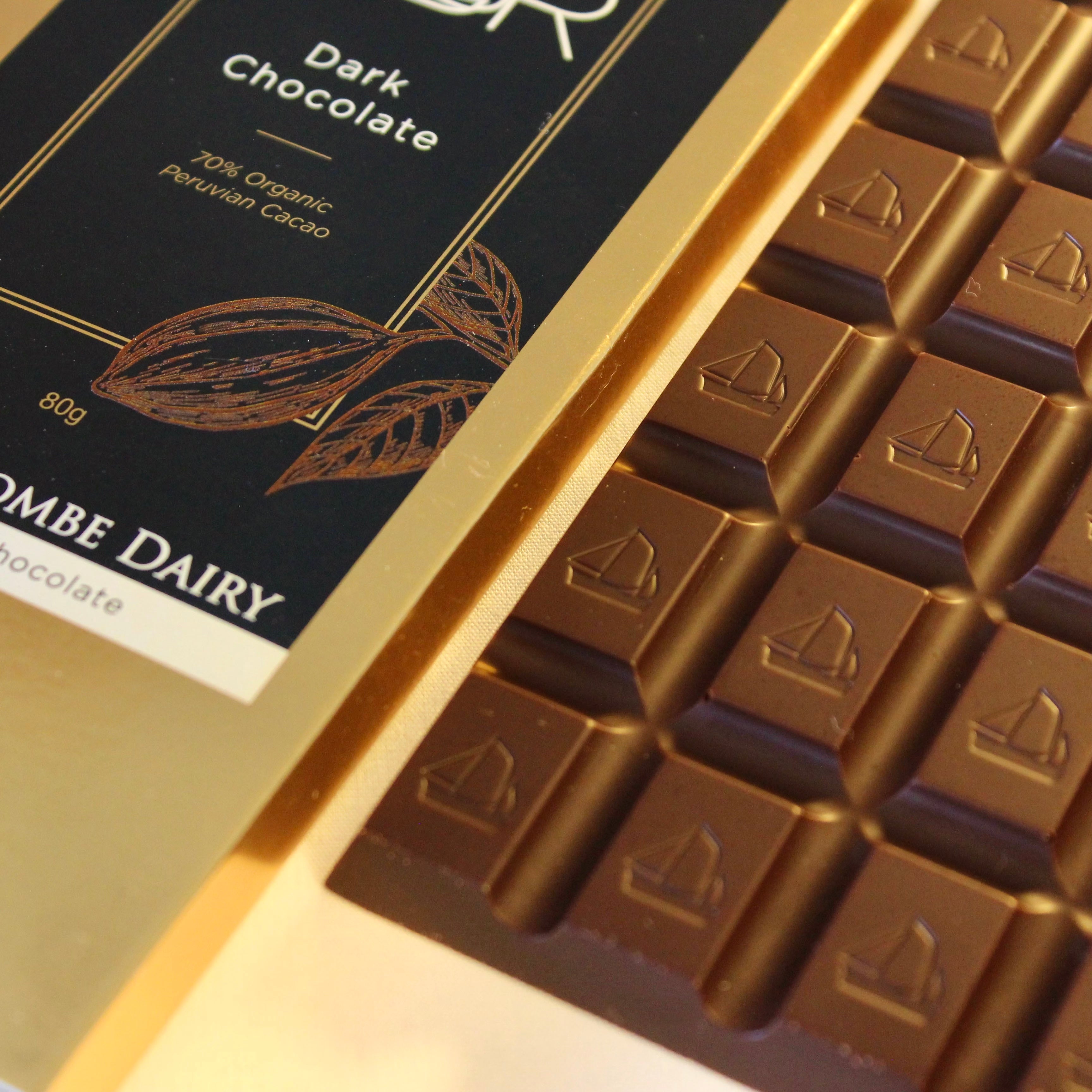 Salcombe Dairy Dark Chocolate Bar 80g