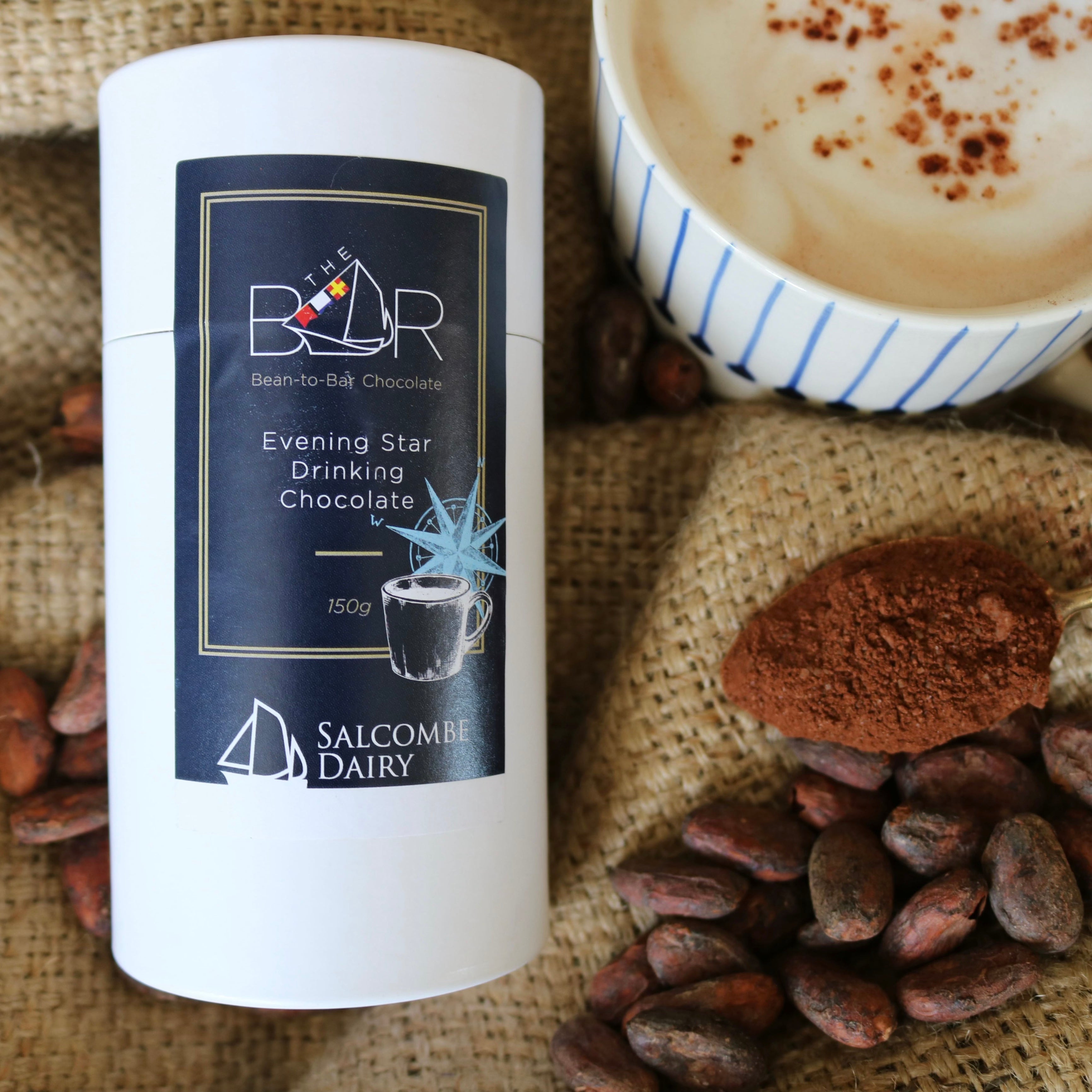 Salcombe Dairy Evening Star Drinking Chocolate 150g