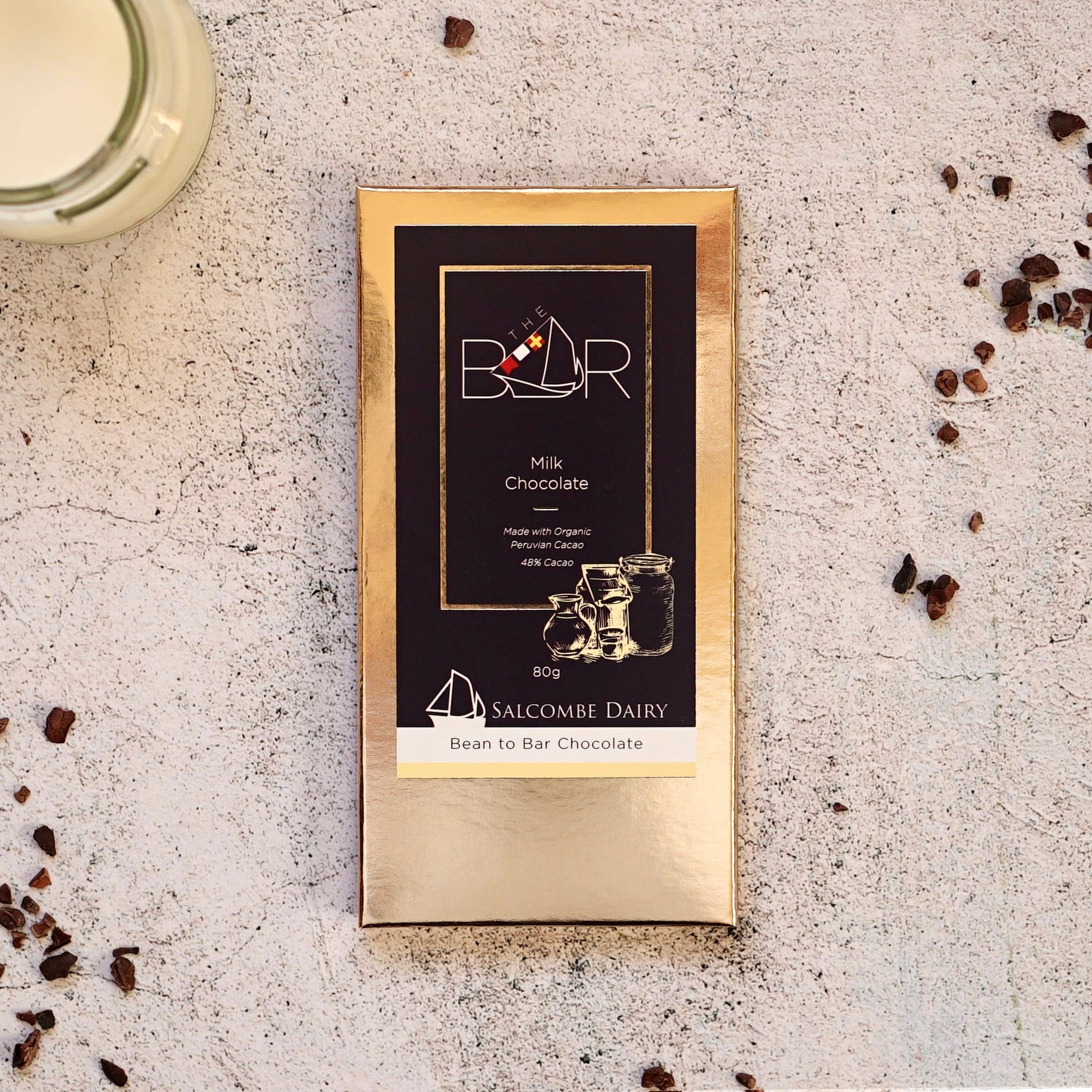 Salcombe Dairy Milk Chocolate Bar 80g