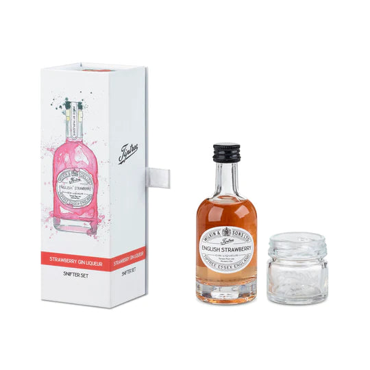 Tiptree English Strawberry Gin Liqueur Snifter Set