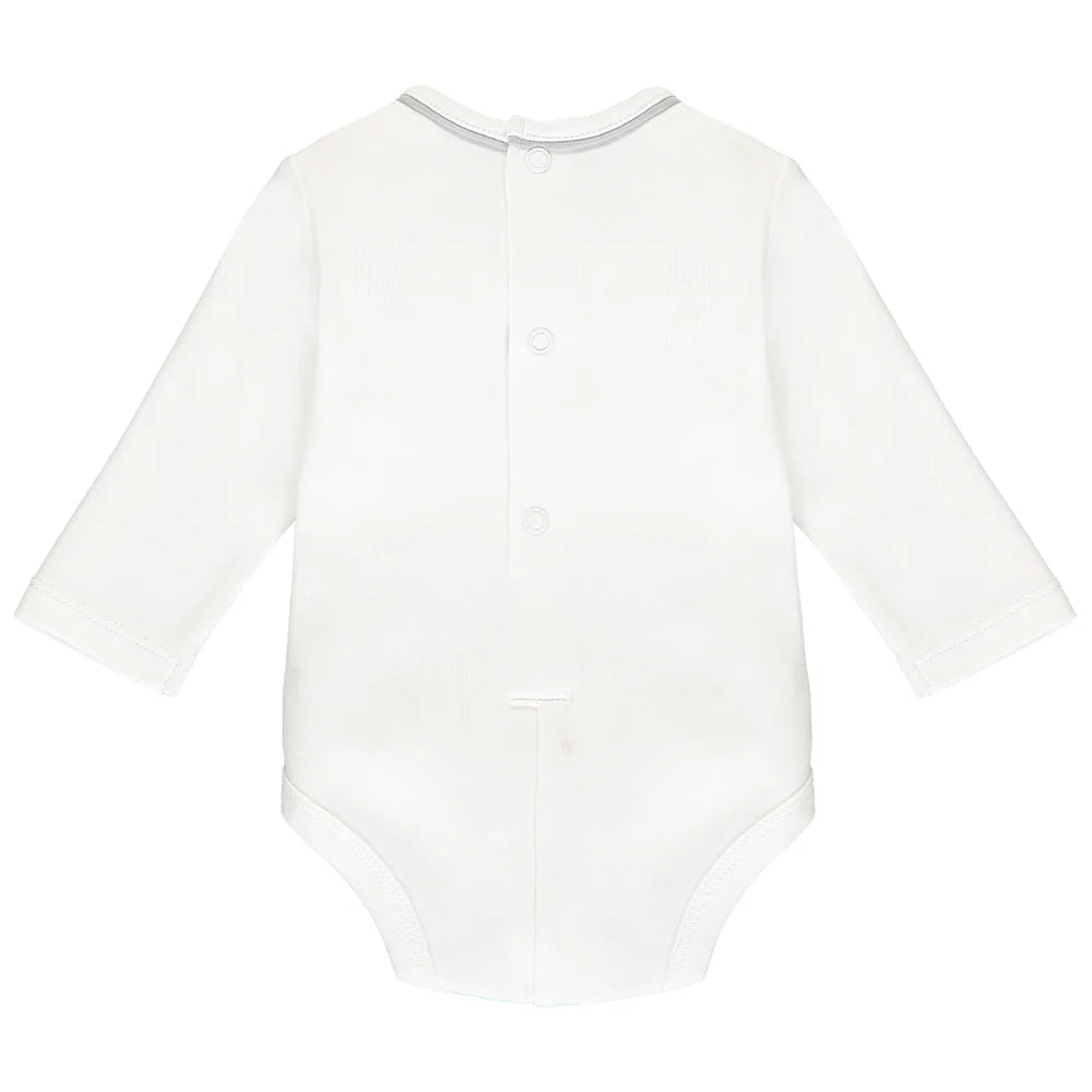 Emile et Rose Tatum White Unisex Baby Gift Set