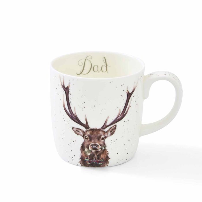 Royal Worcester Wrendale Designs - Large Stag Dad Mug
