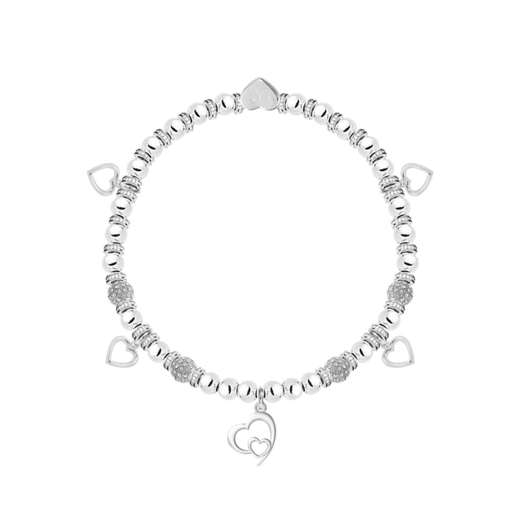 Life Charms - New Mum - Hearts Charm Bracelet in Flower Box