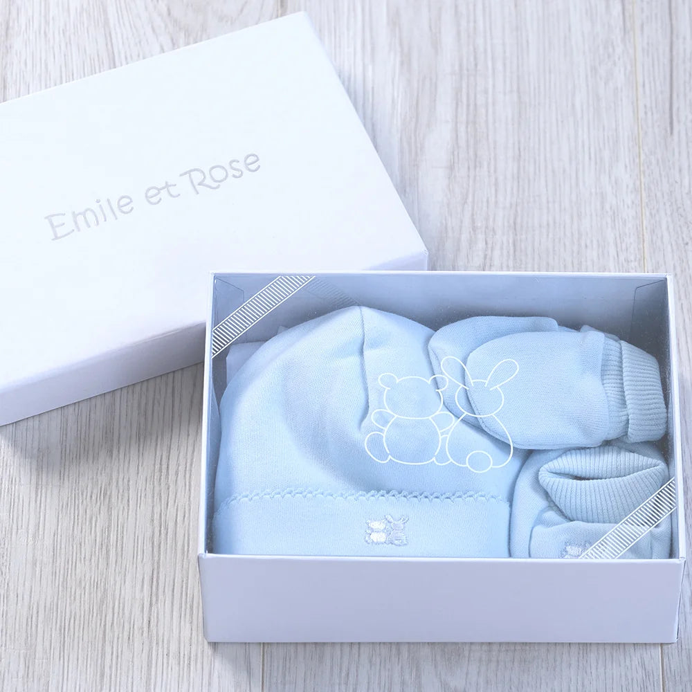 Emile et Rose Nox Blue New Baby Gift Set