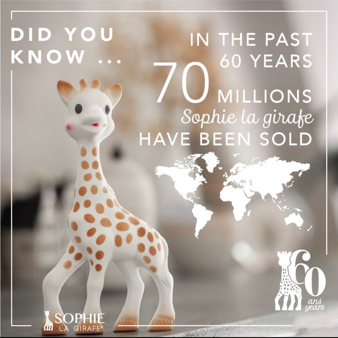 Sophie the Giraffe Sophie'doux Teether & Blanket Gift Set