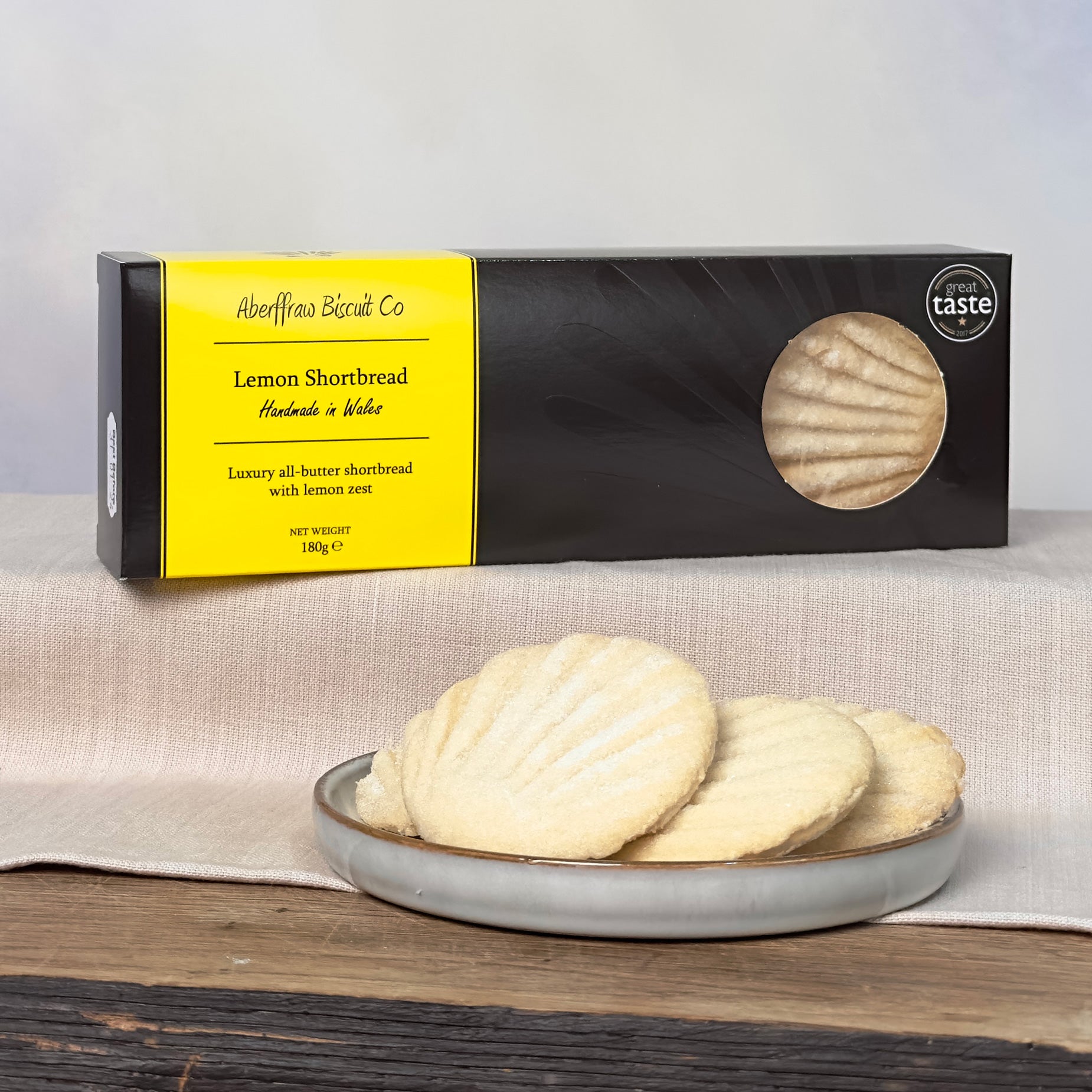 Lemon Aberffraw Shortbread Biscuits