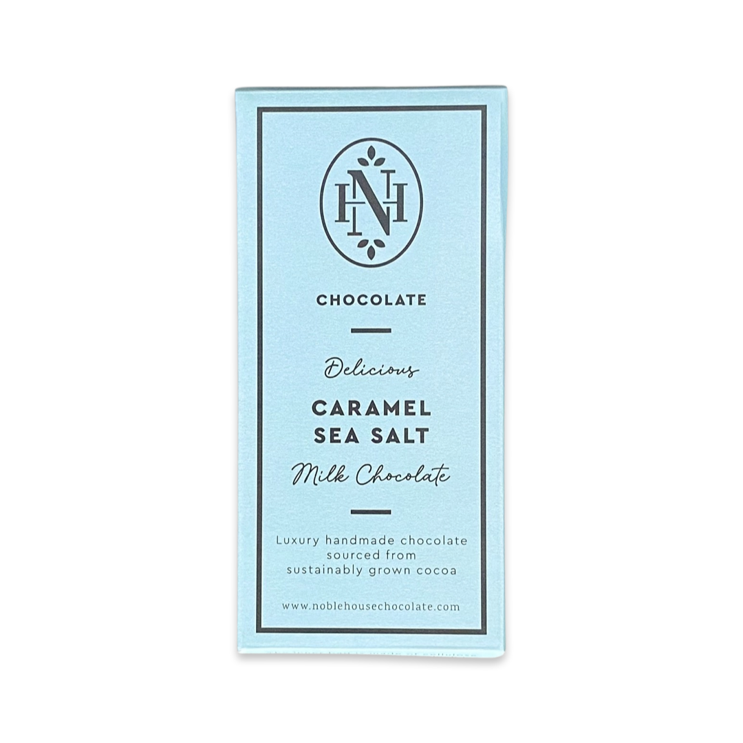Delicious Caramel Sea Salt Milk Chocolate Bar 100g