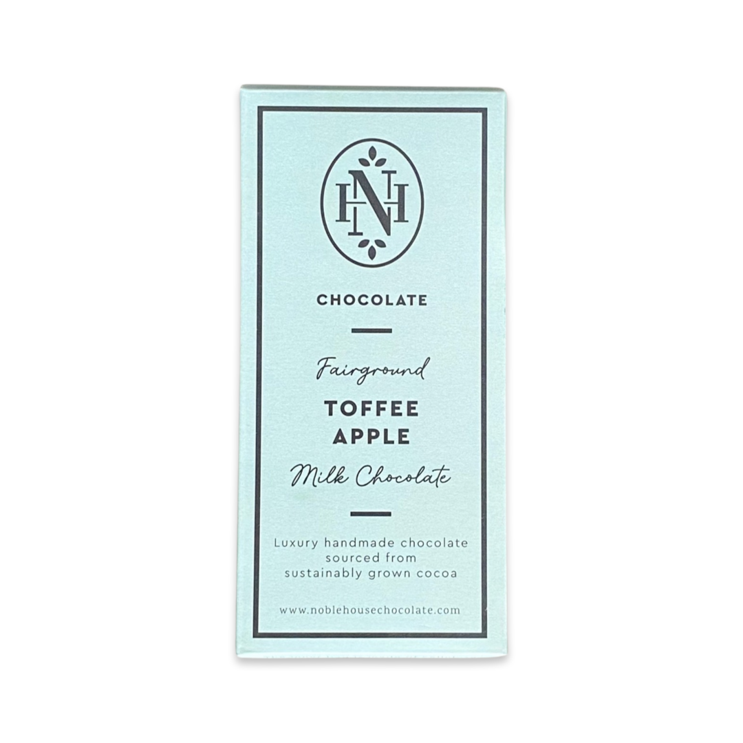 Fairground Toffee Apple Milk Chocolate Bar 100g