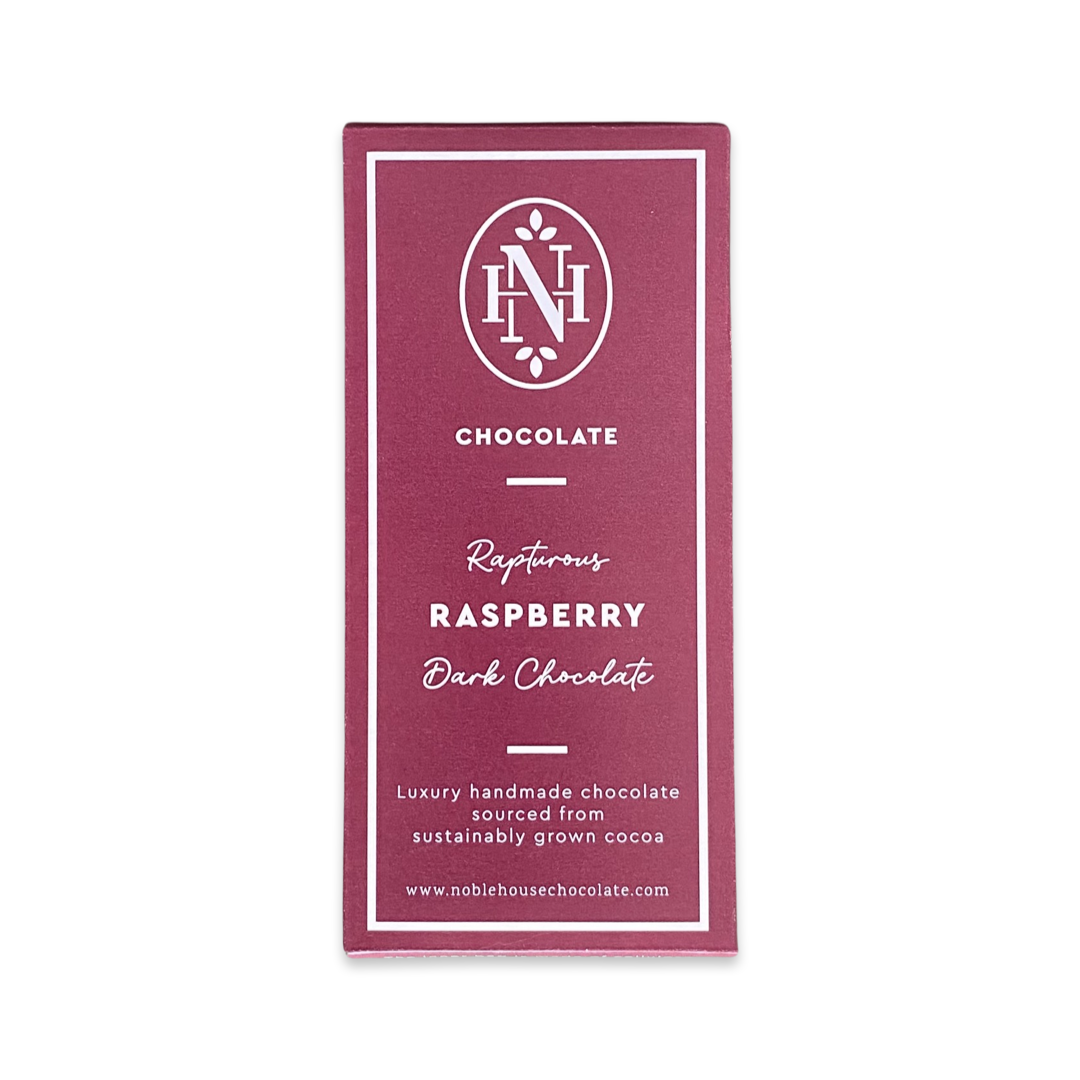 Rapturous Raspberry Dark Chocolate Bar 100g