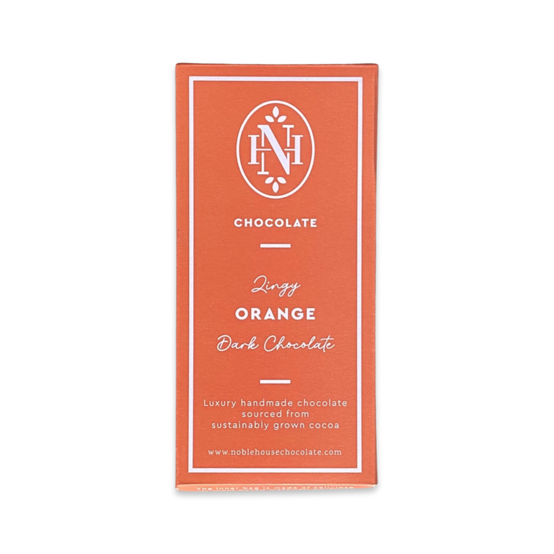 Zingy Orange Dark Chocolate Bar 100g