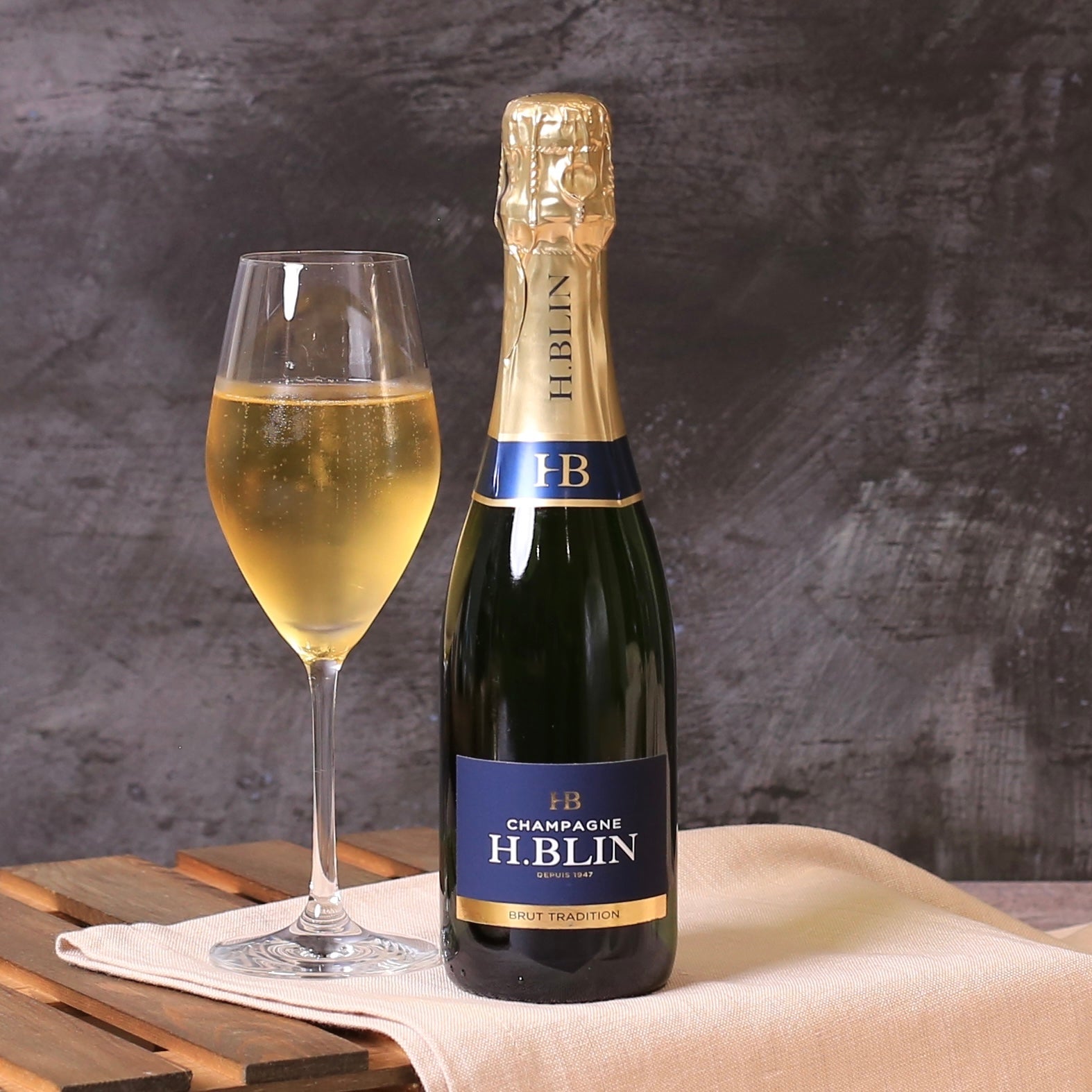 H. Blin Brut NV Champagne, France (Half Bottle 375ml)