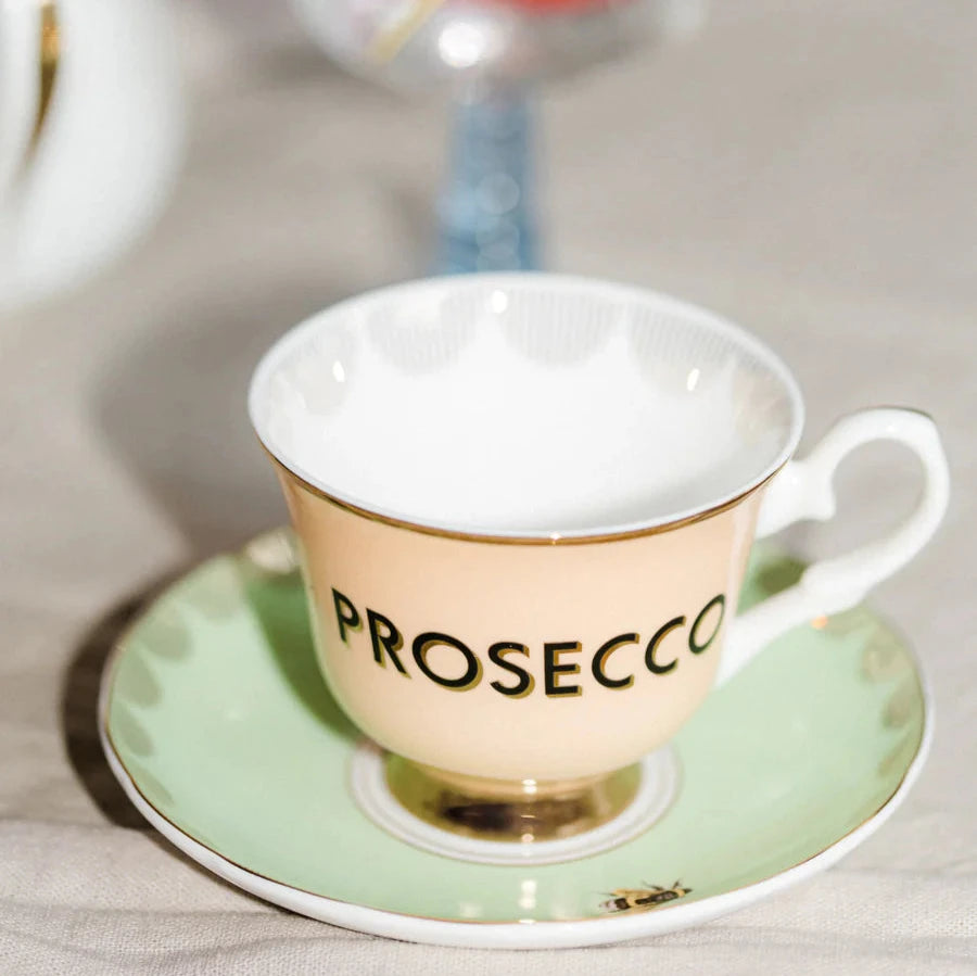 Yvonne Ellen Prosecco Teacup and Saucer