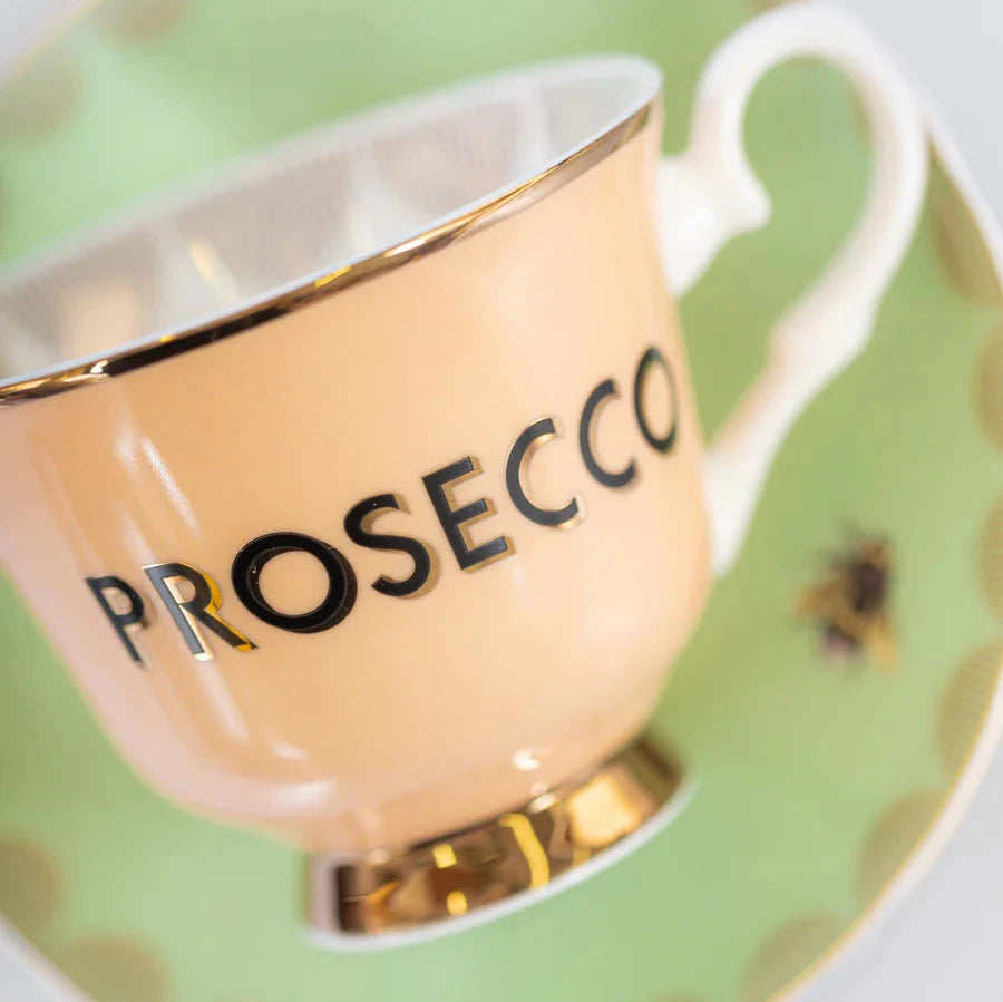 Yvonne Ellen Prosecco Teacup and Saucer