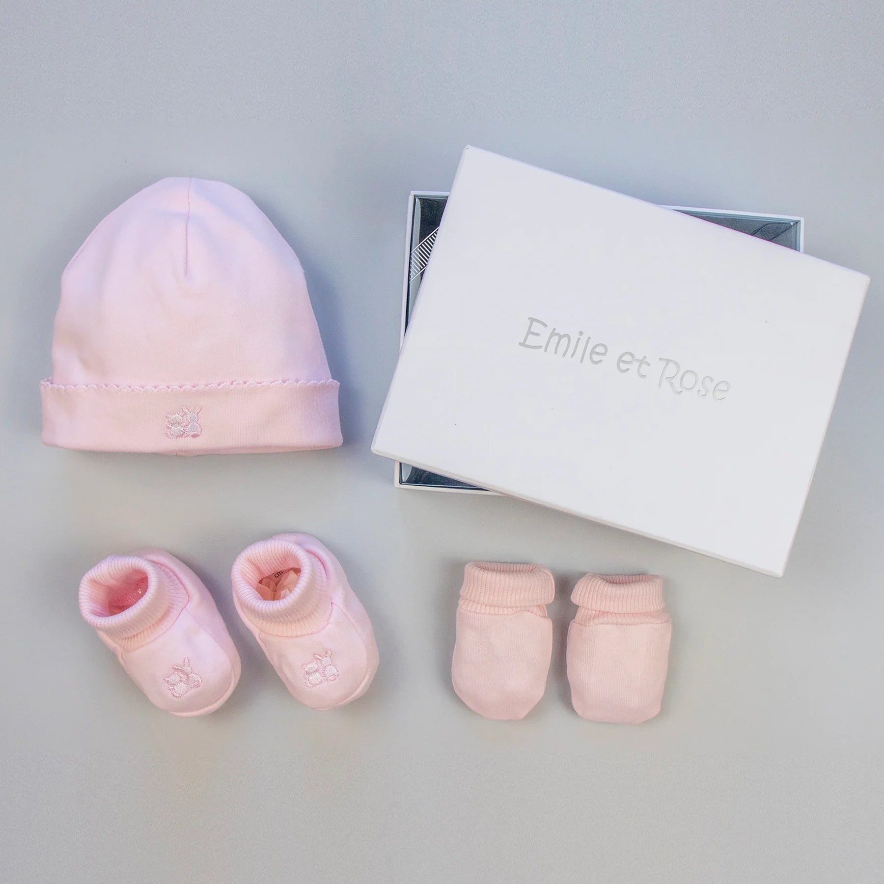 Emile et Rose Nox Pink New Baby Gift Set