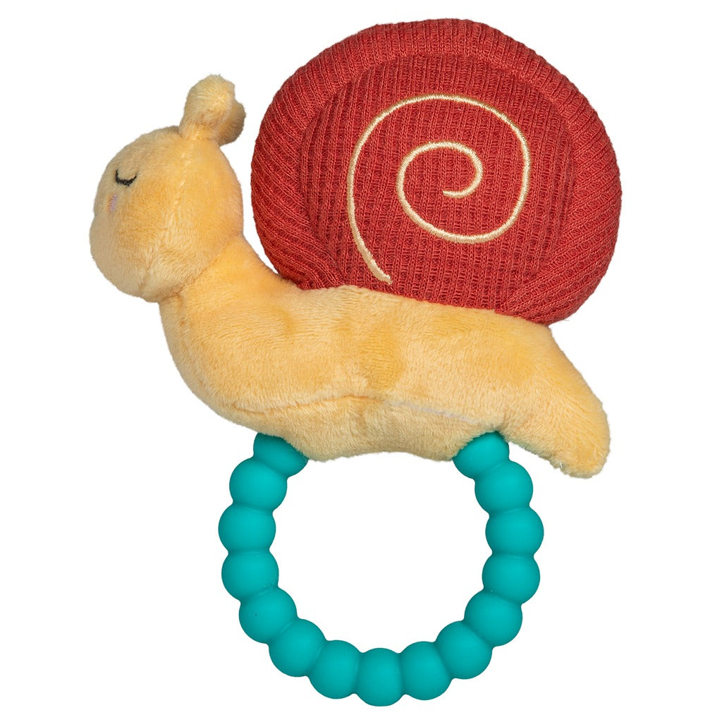 Mary Meyer Skippy Snail Teether Rattle