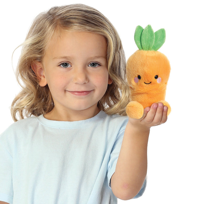 Palm Pals Cheerful Carrot Soft Toy