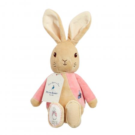 Peter Rabbit Gift Set with My First Flopsy Bunny Soft Toy, Baby Booties & Book