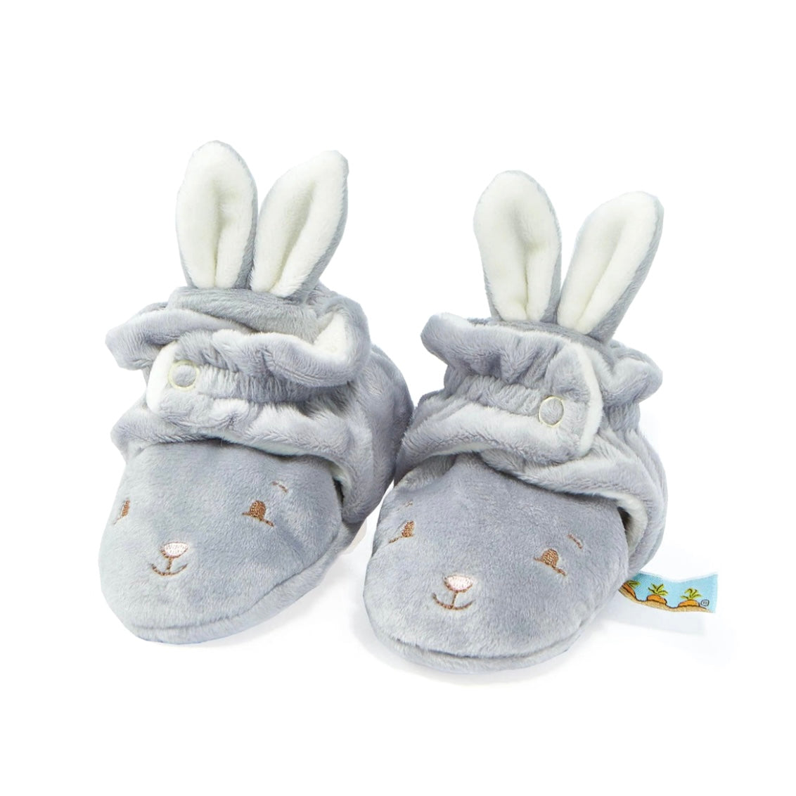 Bunnies By The Bay - Hoppy Feet Slippers Bloom Grey