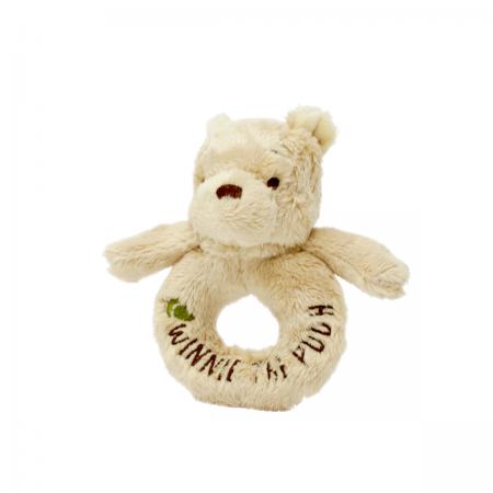 Hundred Acre Wood Cuddly Winnie the Pooh Ring Rattle