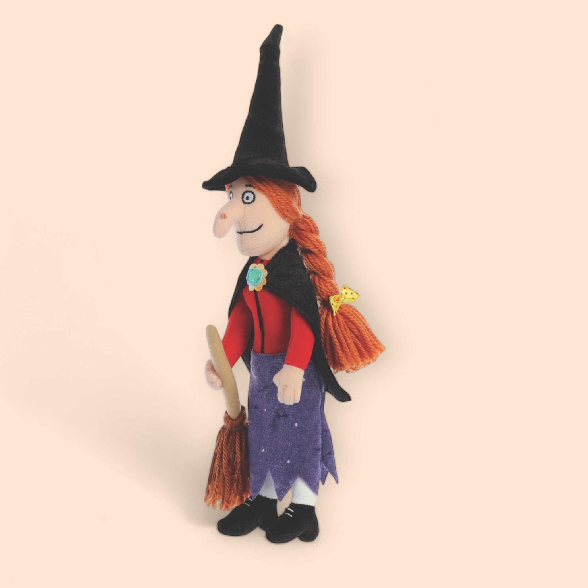 Room on the Broom - Witch with Broom Soft Toy