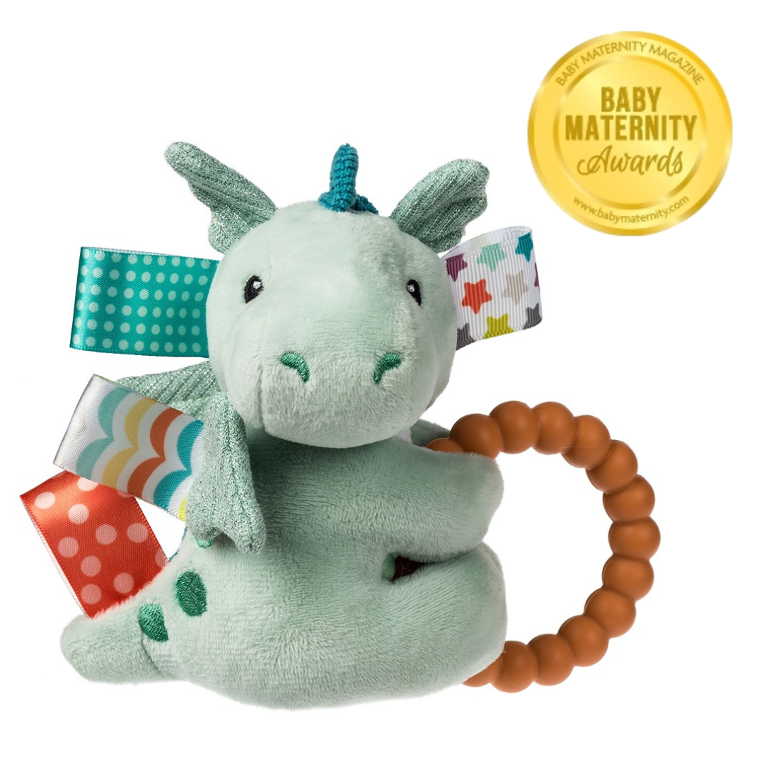 Mary Meyer Taggies Drax Dragon Teether Rattle