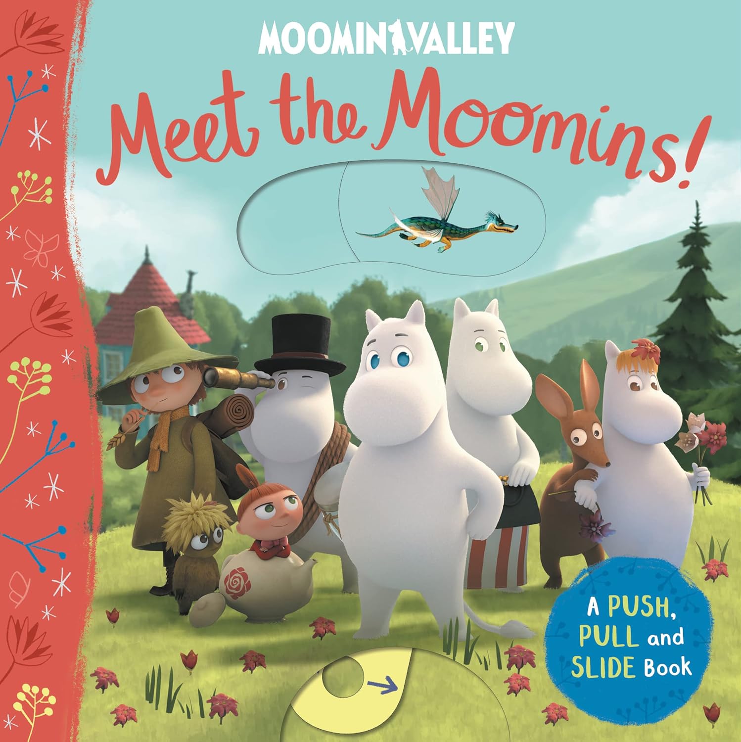 Meet the Moomins! A Push, Pull and Slide Board Book (Moominvalley)