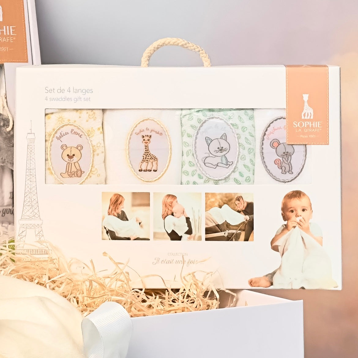 Welcome to the World Sophie and Winnie New Baby & Parent Gift Hamper