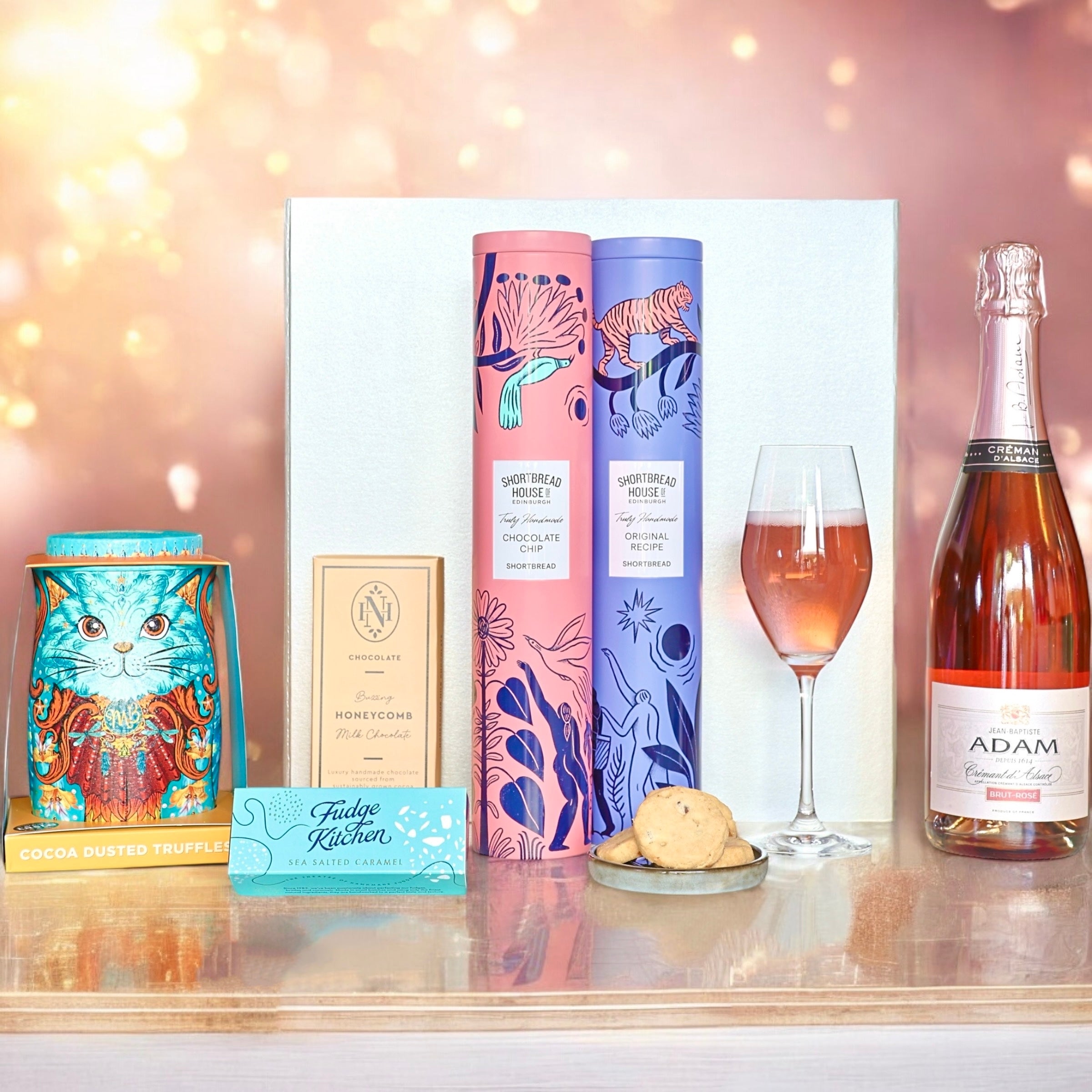 The Luxury Bubbles and Treats Gift Box