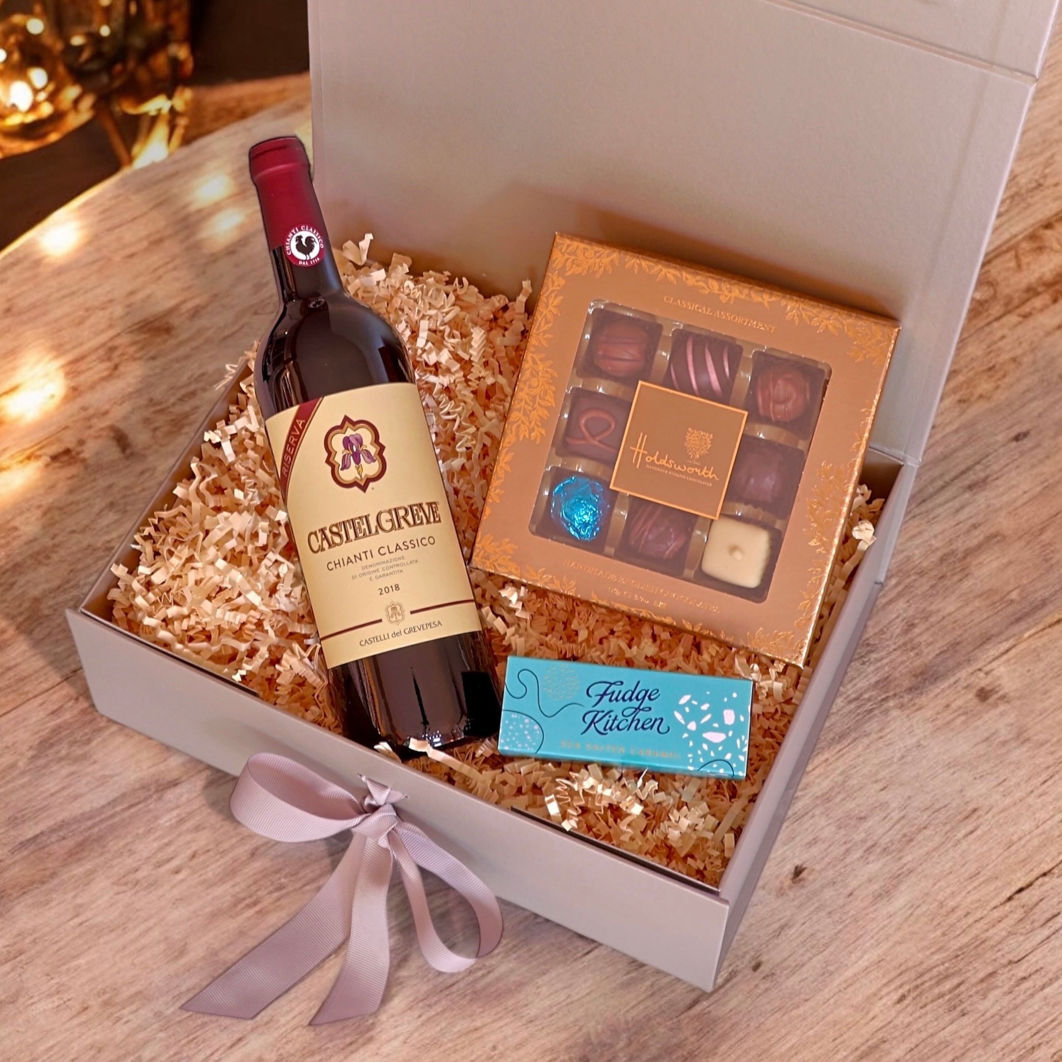 Red Wine Gift Box: Chianti & Chocs!