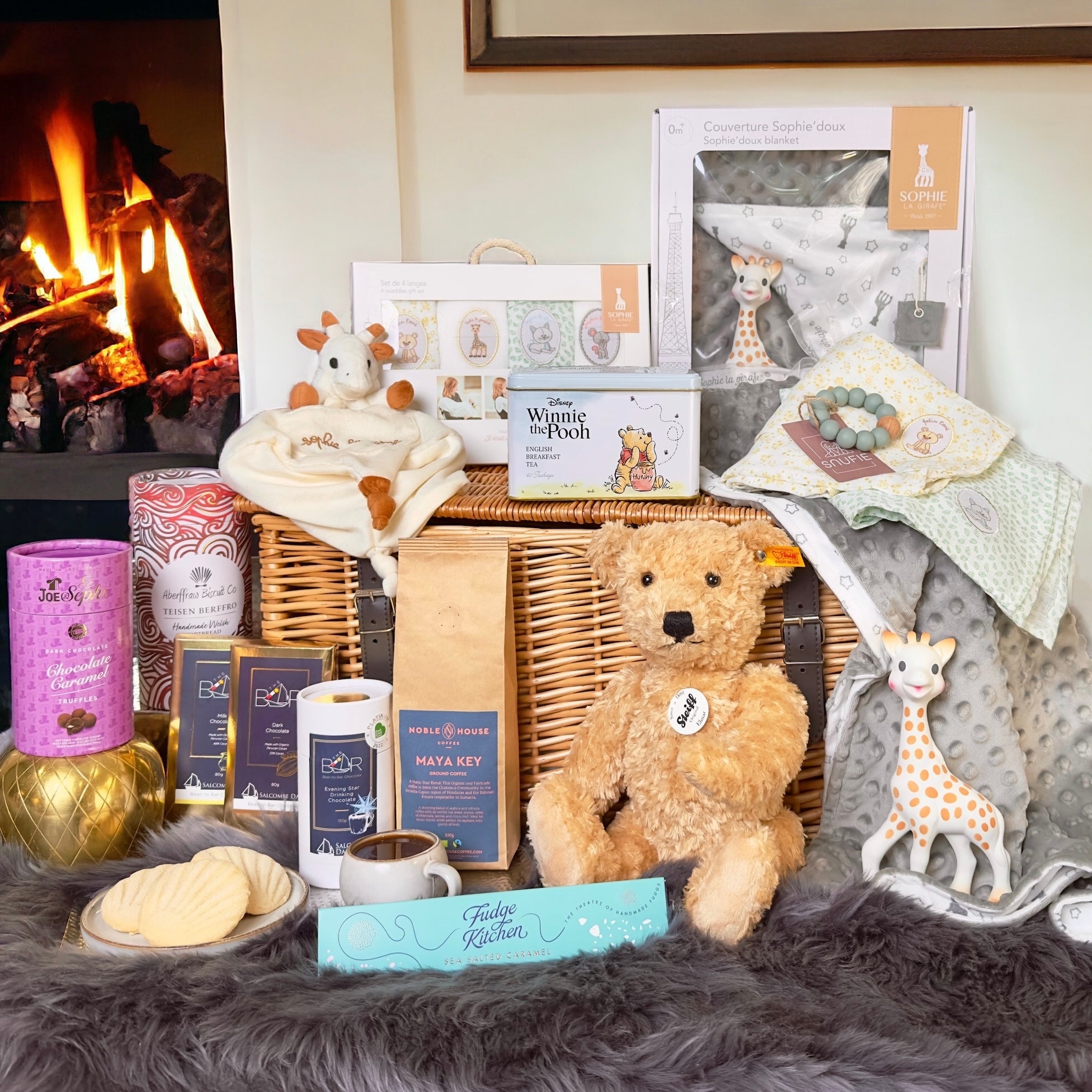 The Steiff Treasure Chest New Baby & Parent Hamper