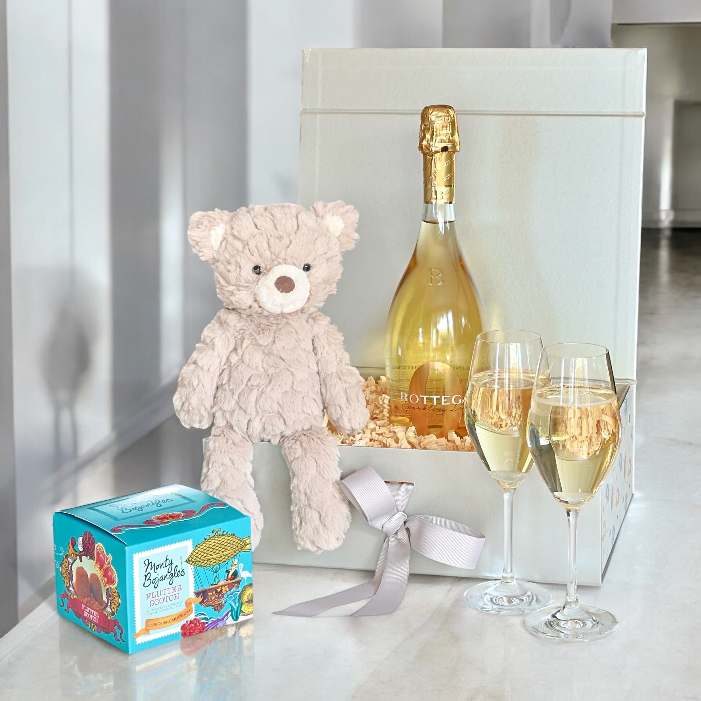 Super Soft Mary Meyer Teddy with Bubbles & Truffles