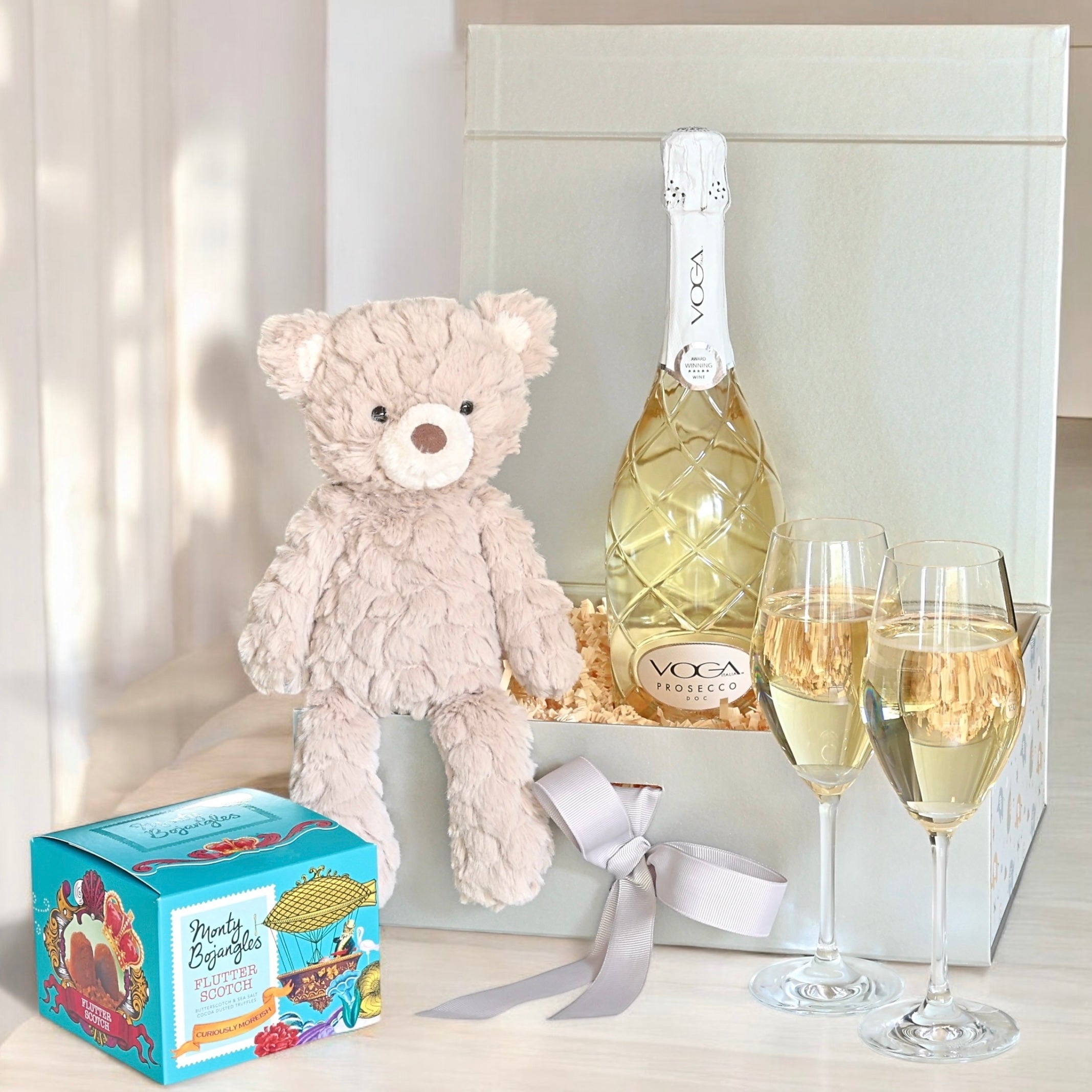 Super Soft Mary Meyer Teddy with Bubbles & Truffles