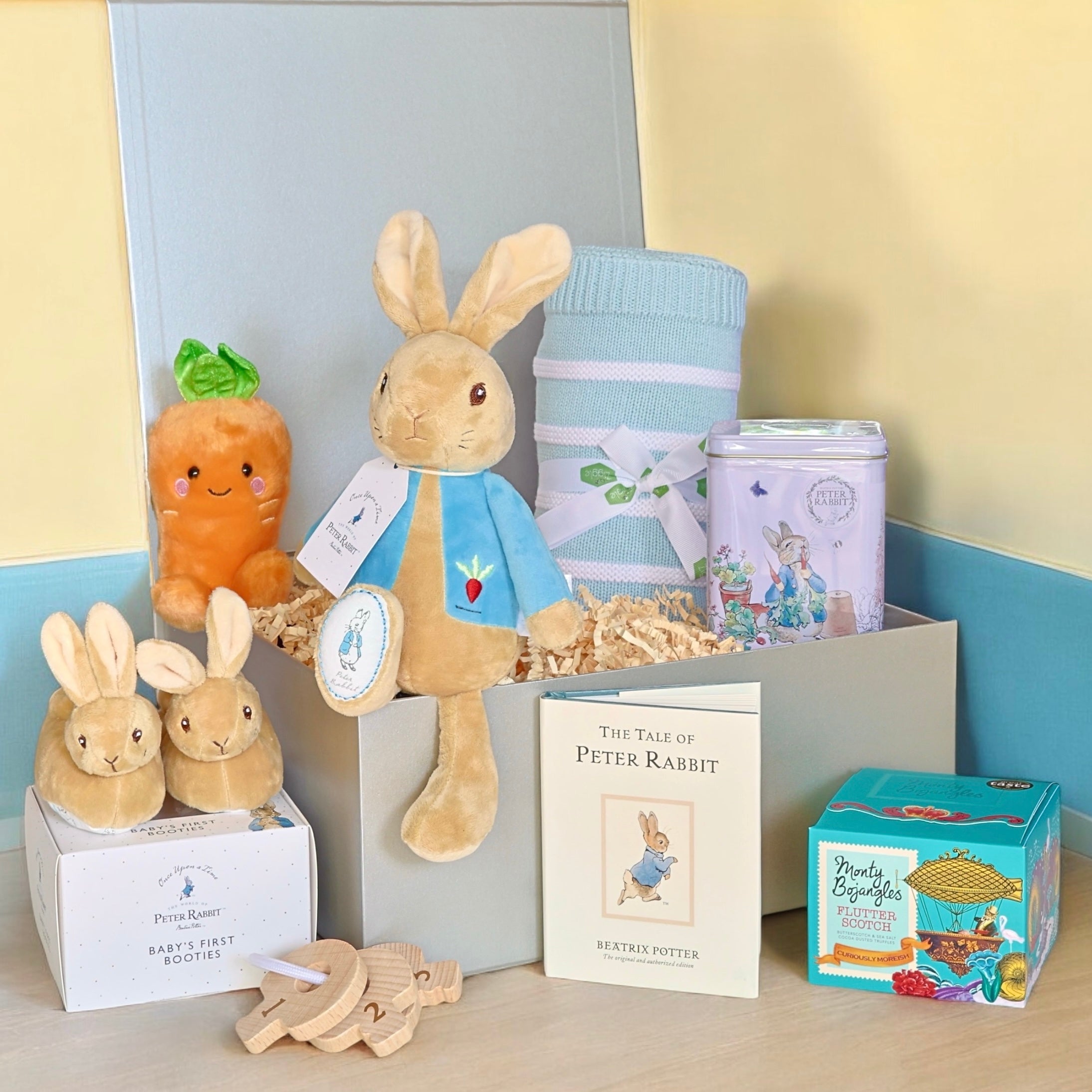 Cuddles & Treats with Peter Rabbit - New Baby & Parent Hamper