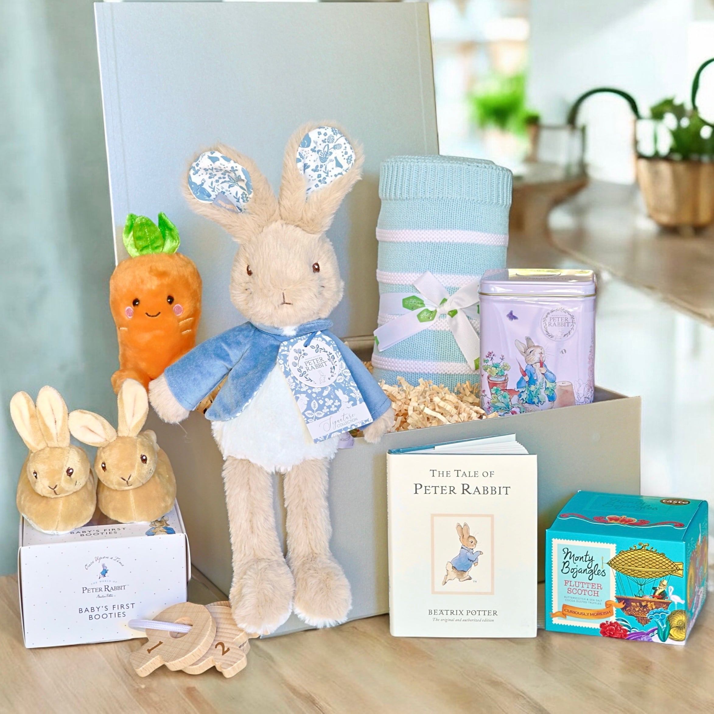 Cuddles & Treats with Peter Rabbit - New Baby & Parent Hamper