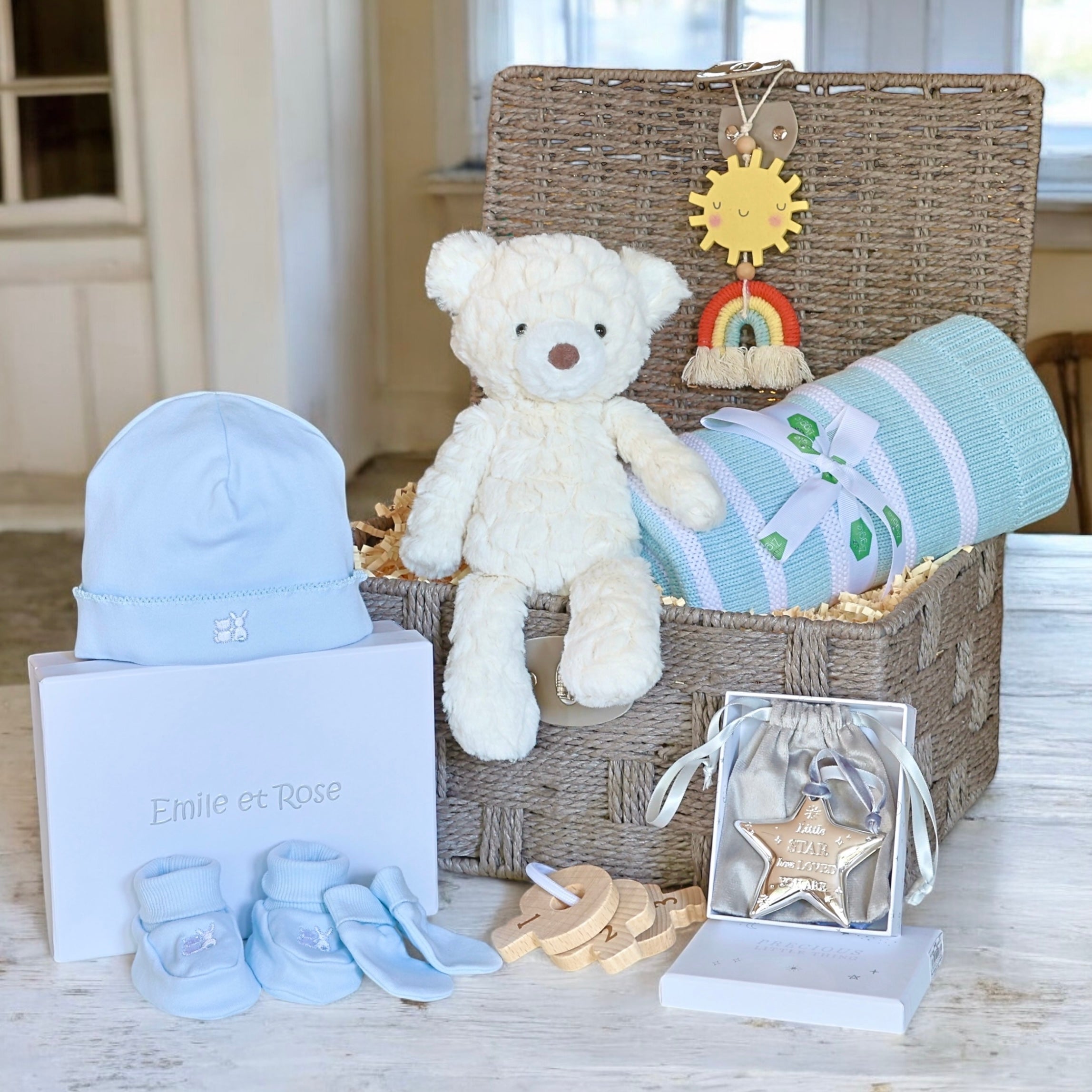 New Baby Boy Hamper - Little Star How Loved You Are