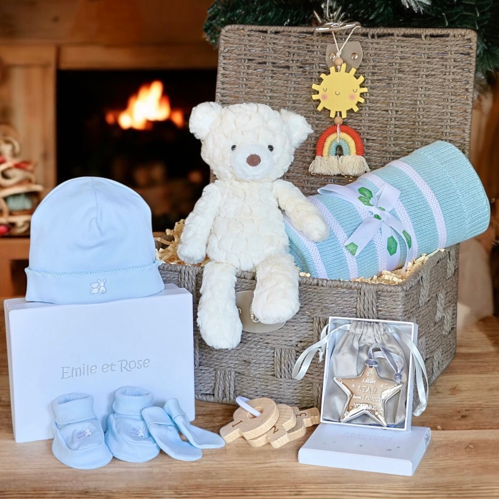 New Baby Boy Hamper - Little Star How Loved You Are