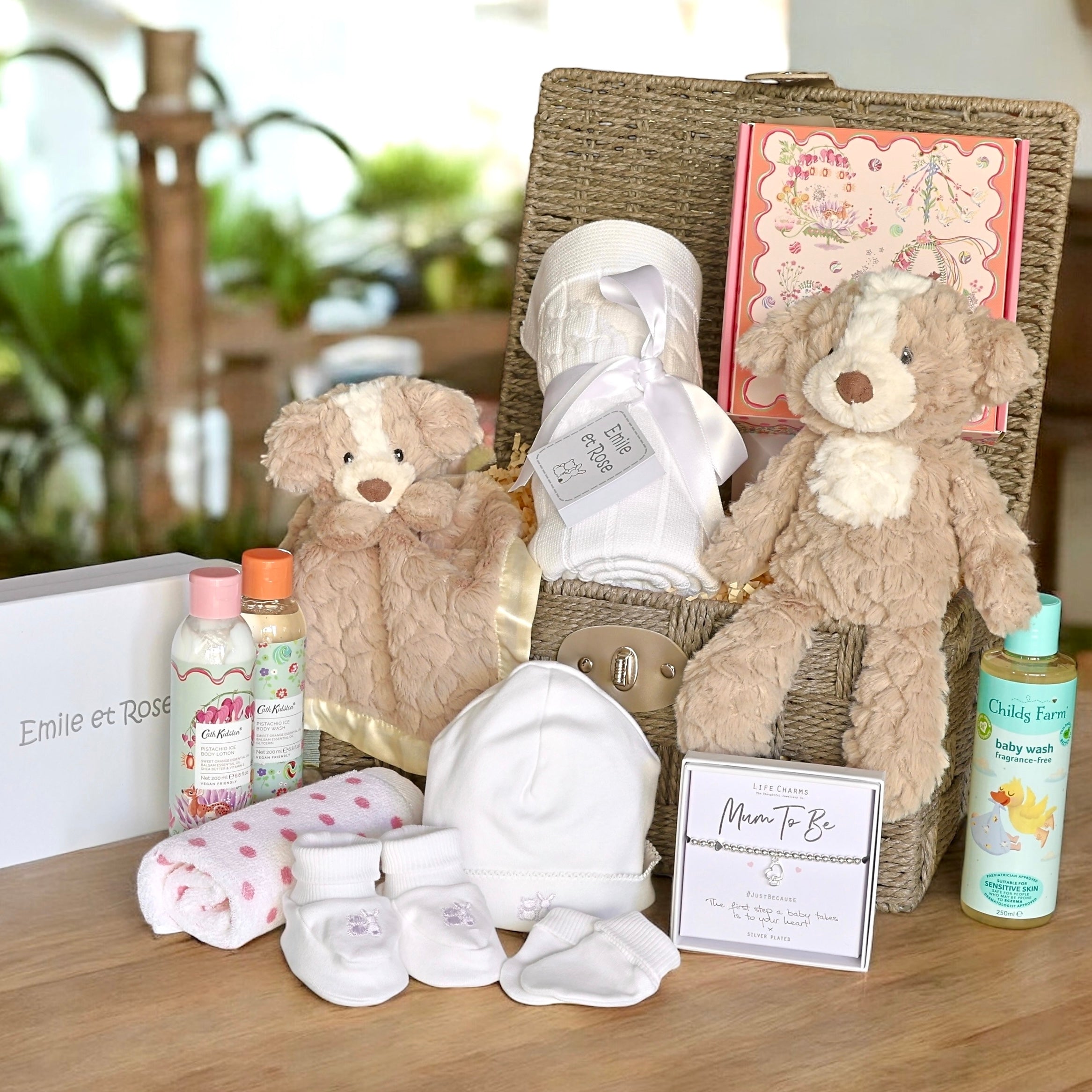 Emile et Rose & Cath Kidston Luxury New Baby Hamper