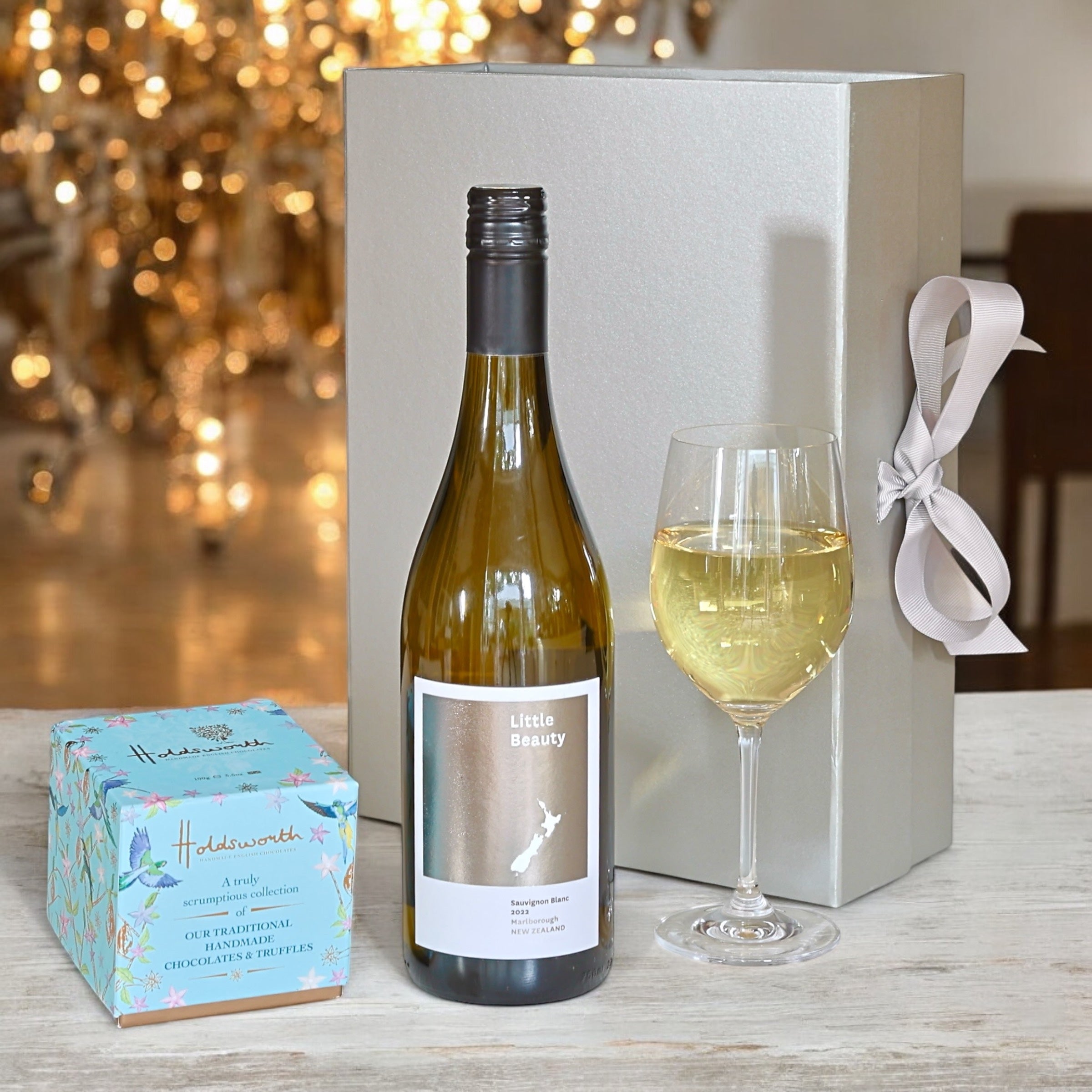 Little Beauty Sauvignon Blanc & Chocs White Wine Gift Box