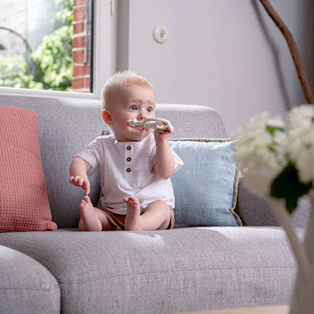 Sophie the Giraffe So Pure Soft Teething Ring