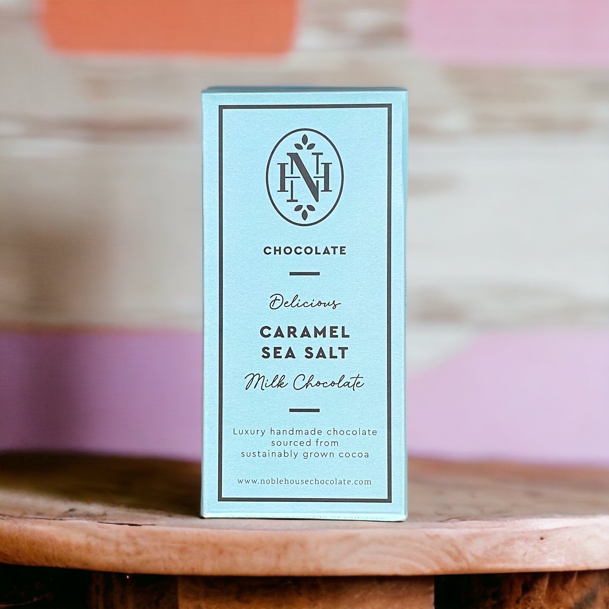 Delicious Caramel Sea Salt Milk Chocolate Bar 100g