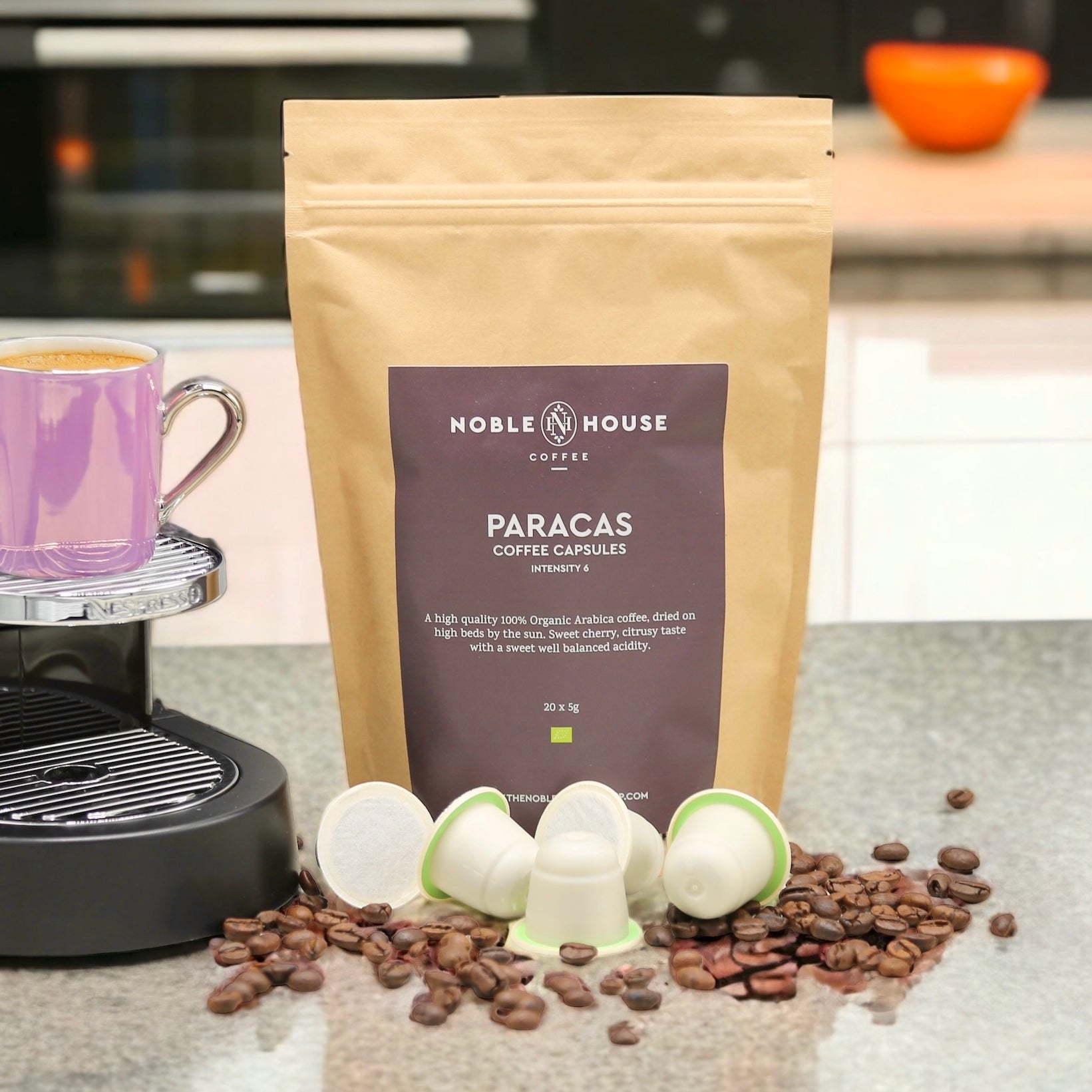 Paracas 100% Arabica Organic Coffee Pods