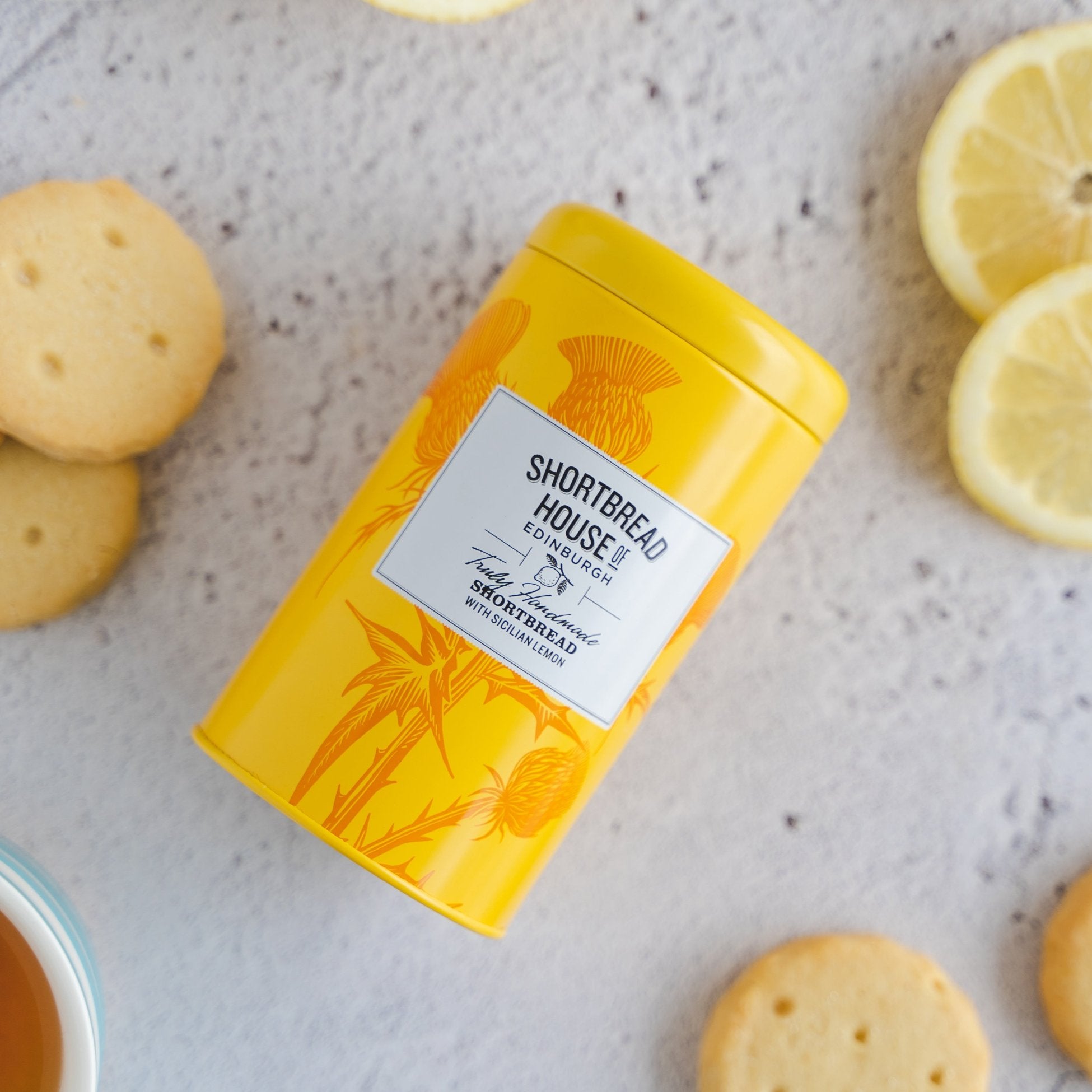 Shortbread House of Edinburgh - Truly Handmade Shortbread with Mediterranean Lemon 140g