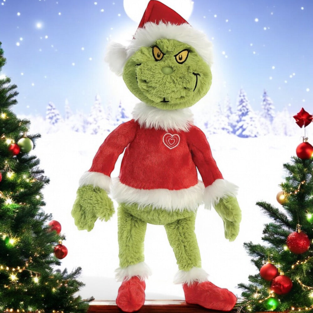 Dr. Seuss The Christmas Santa Grinch Soft Toy