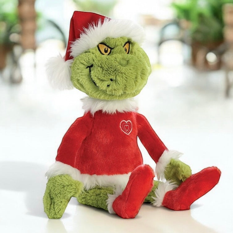 Dr. Seuss The Christmas Santa Grinch Soft Toy