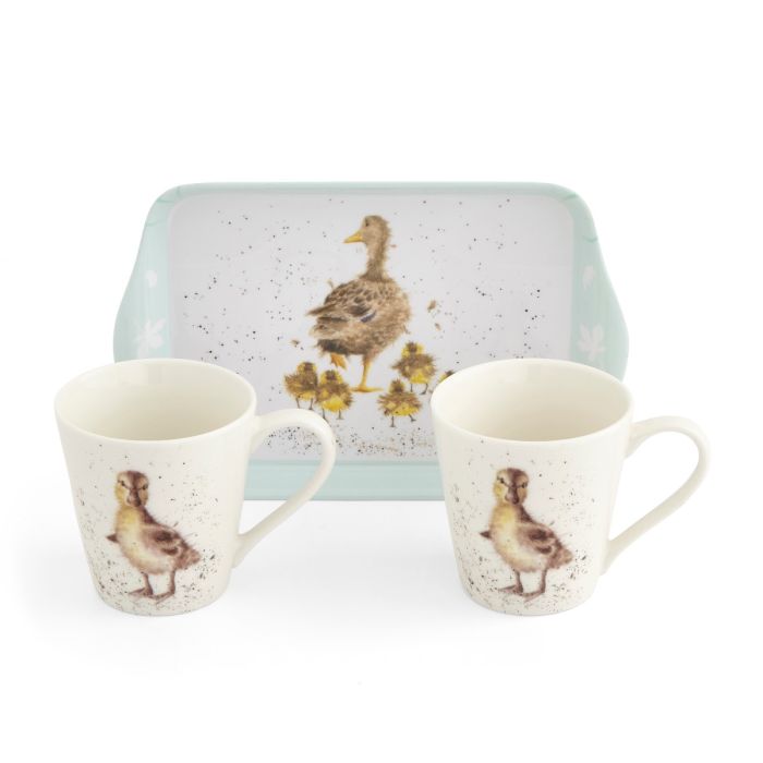 Royal Worcester Wrendale Designs - Lovely Mum Duck Mug & Tray Gift Set